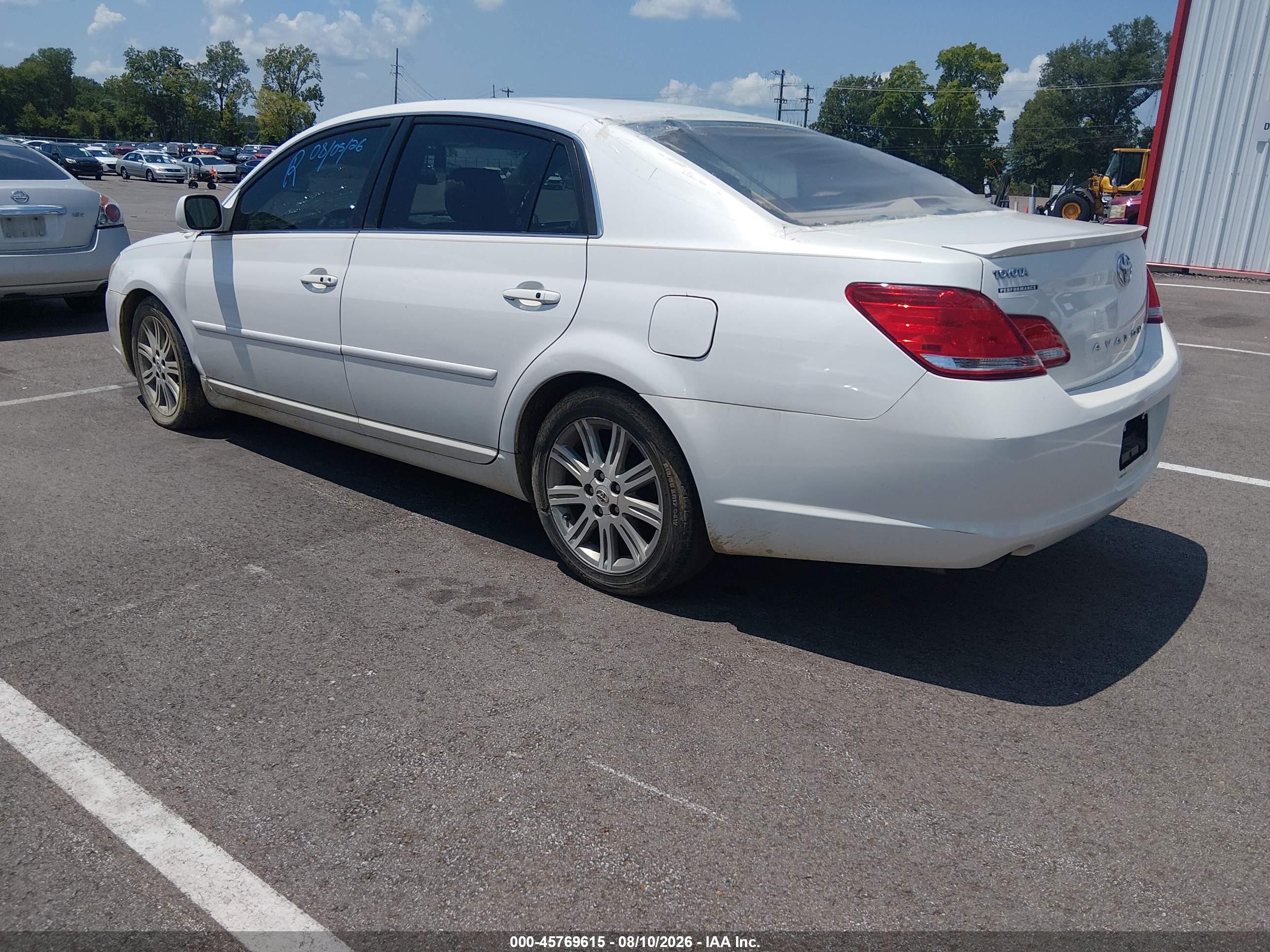 2007 Toyota Avalon Limited White vin: 4T1BK36B47U238512