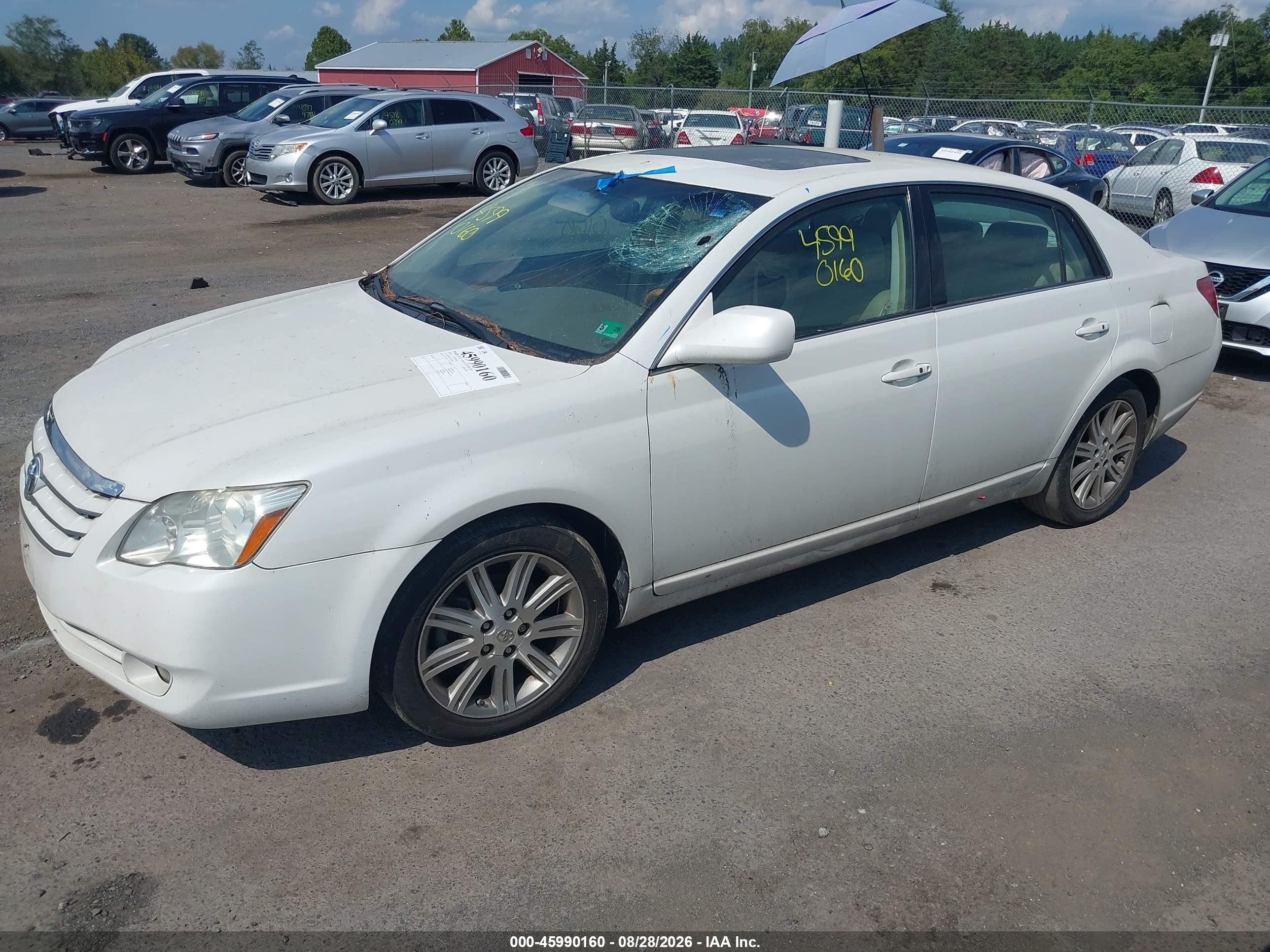 2007 Toyota Avalon Limited White vin: 4T1BK36B47U239742