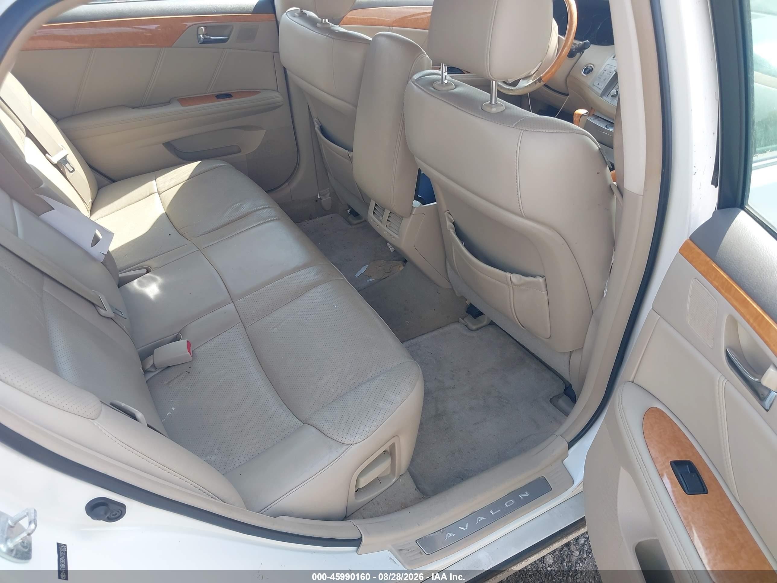 2007 Toyota Avalon Limited White vin: 4T1BK36B47U239742