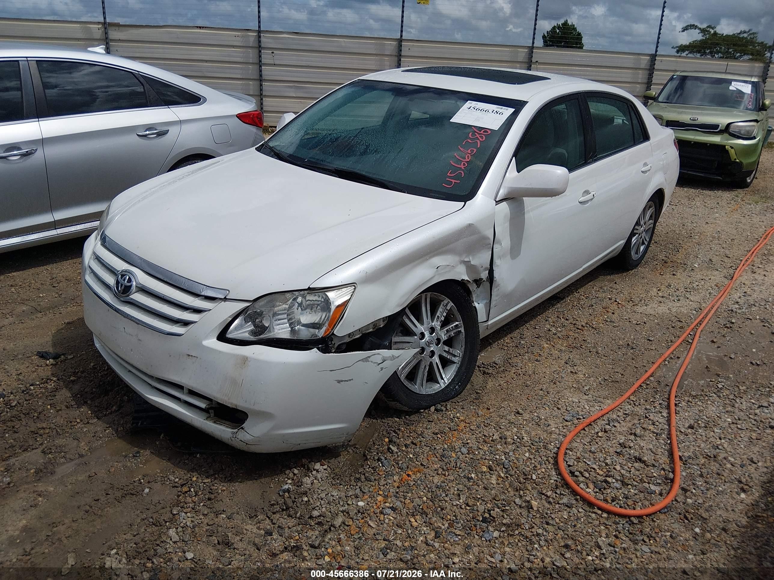 2007 Toyota Avalon Limited White vin: 4T1BK36B47U250546