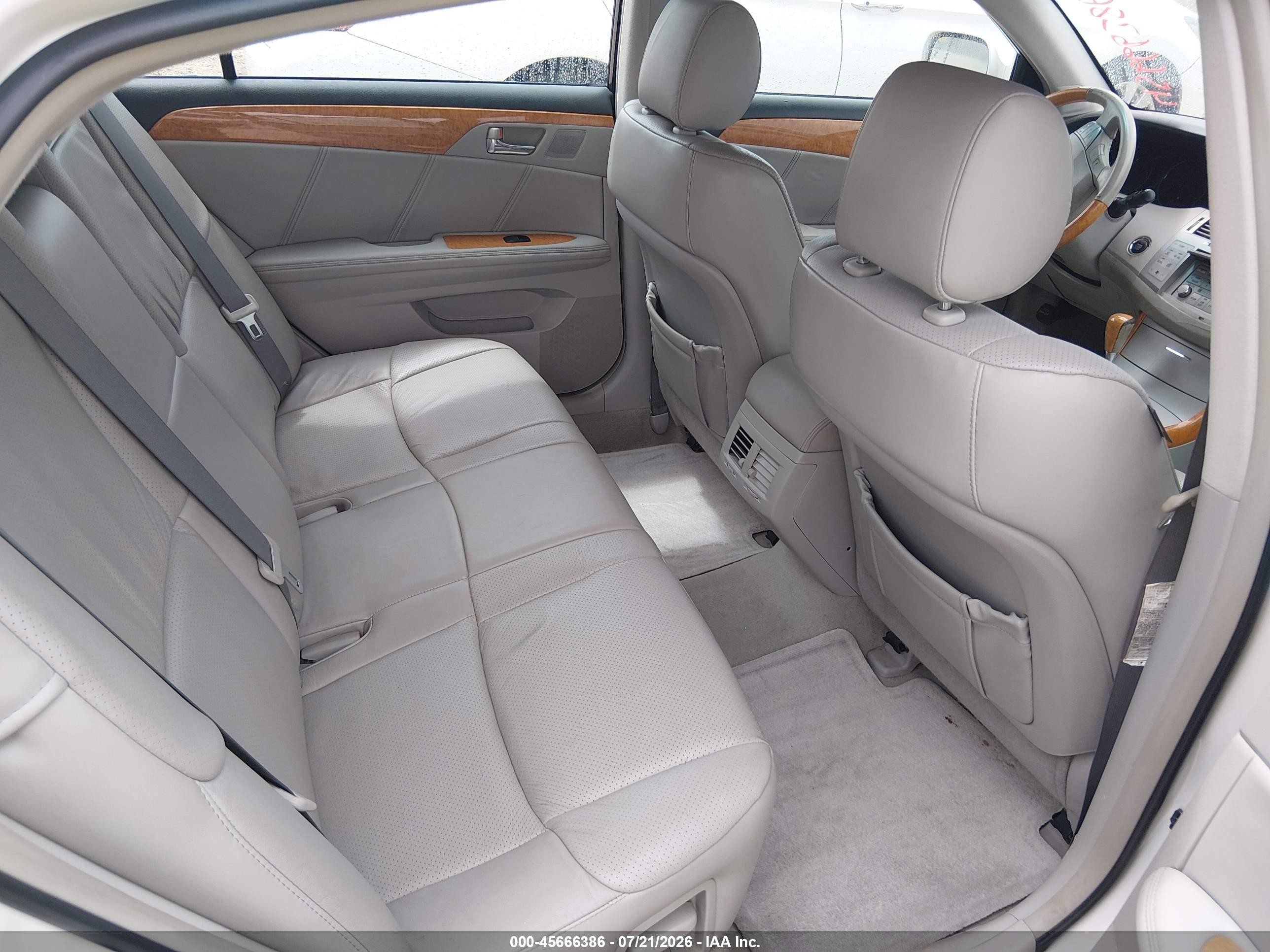 2007 Toyota Avalon Limited White vin: 4T1BK36B47U250546