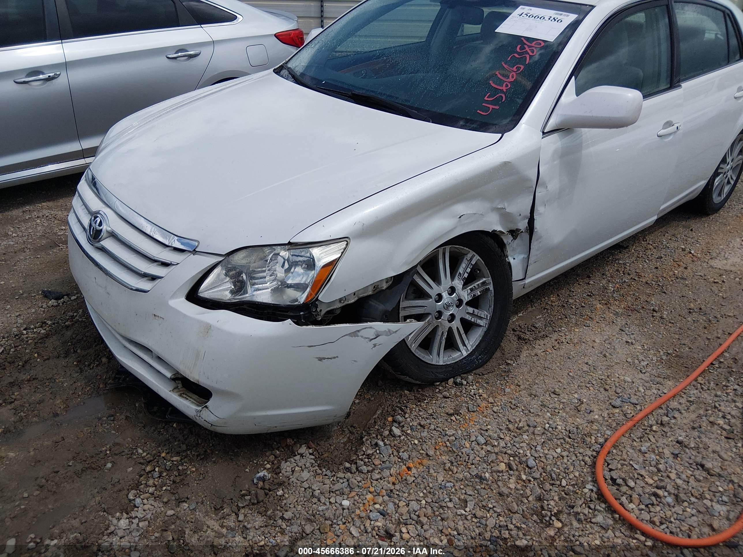 2007 Toyota Avalon Limited White vin: 4T1BK36B47U250546