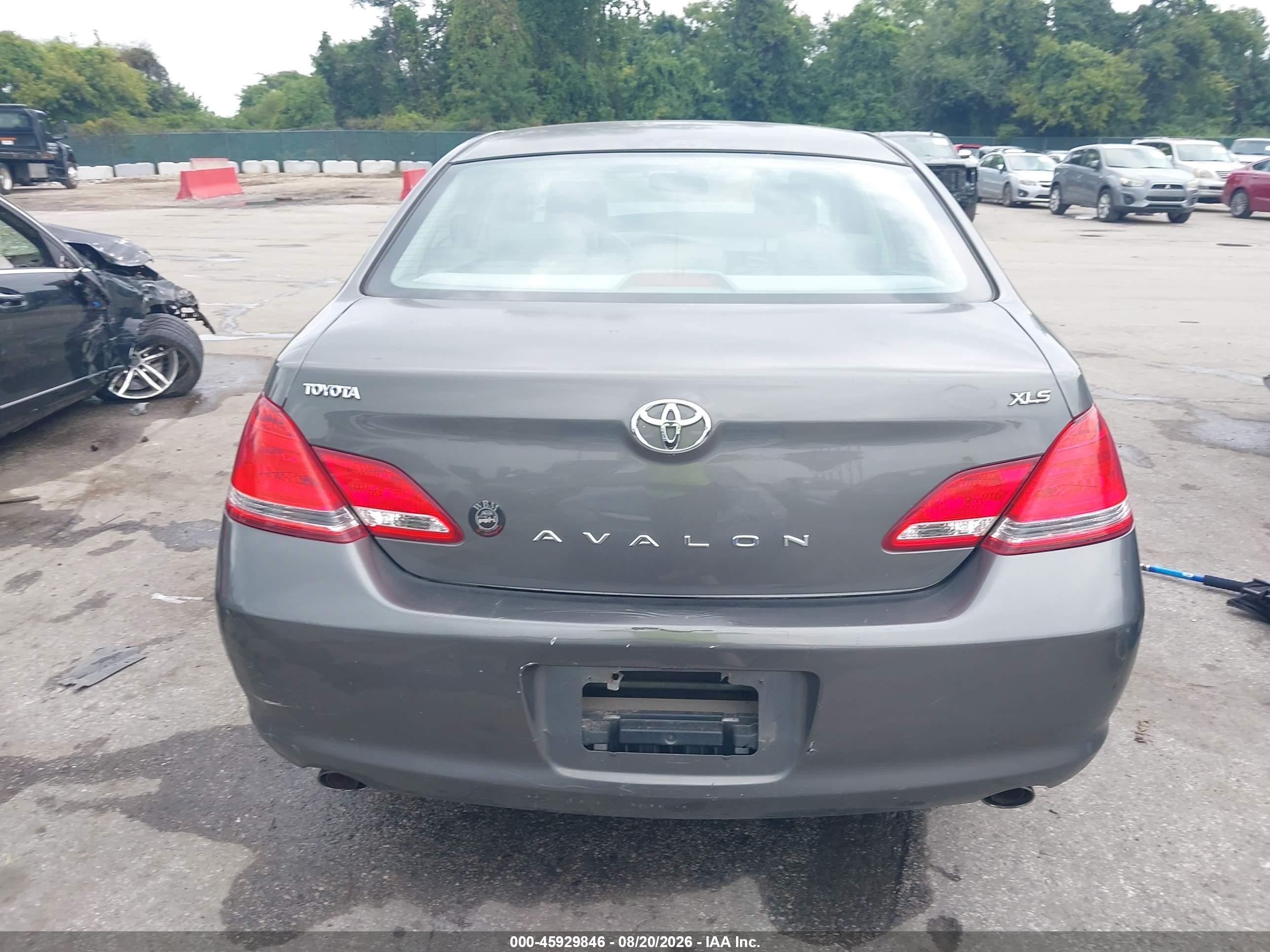 2007 Toyota Avalon Xls Серый vin: 4T1BK36B47U250675