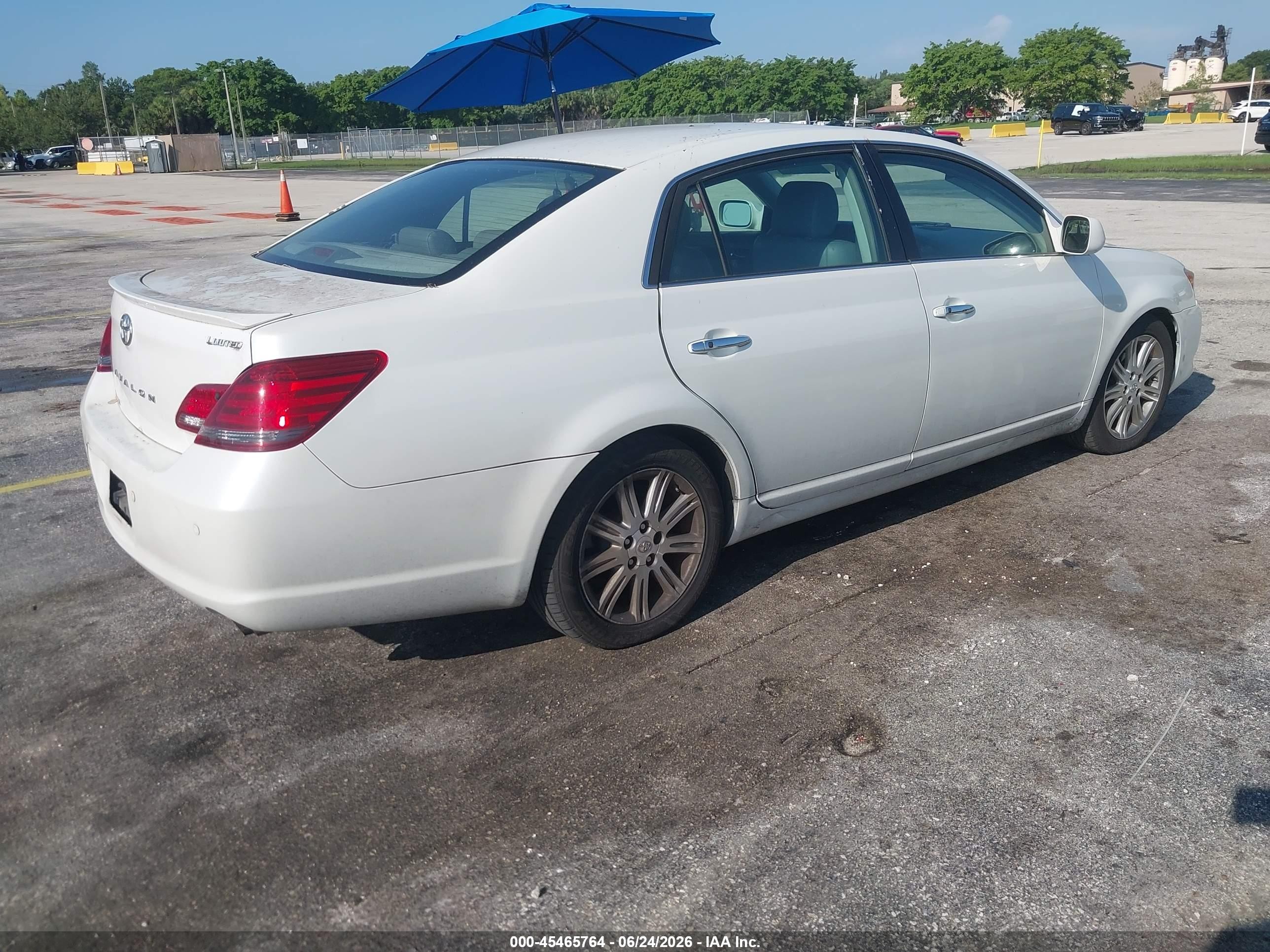 2008 Toyota Avalon Limited Белый vin: 4T1BK36B48U259622