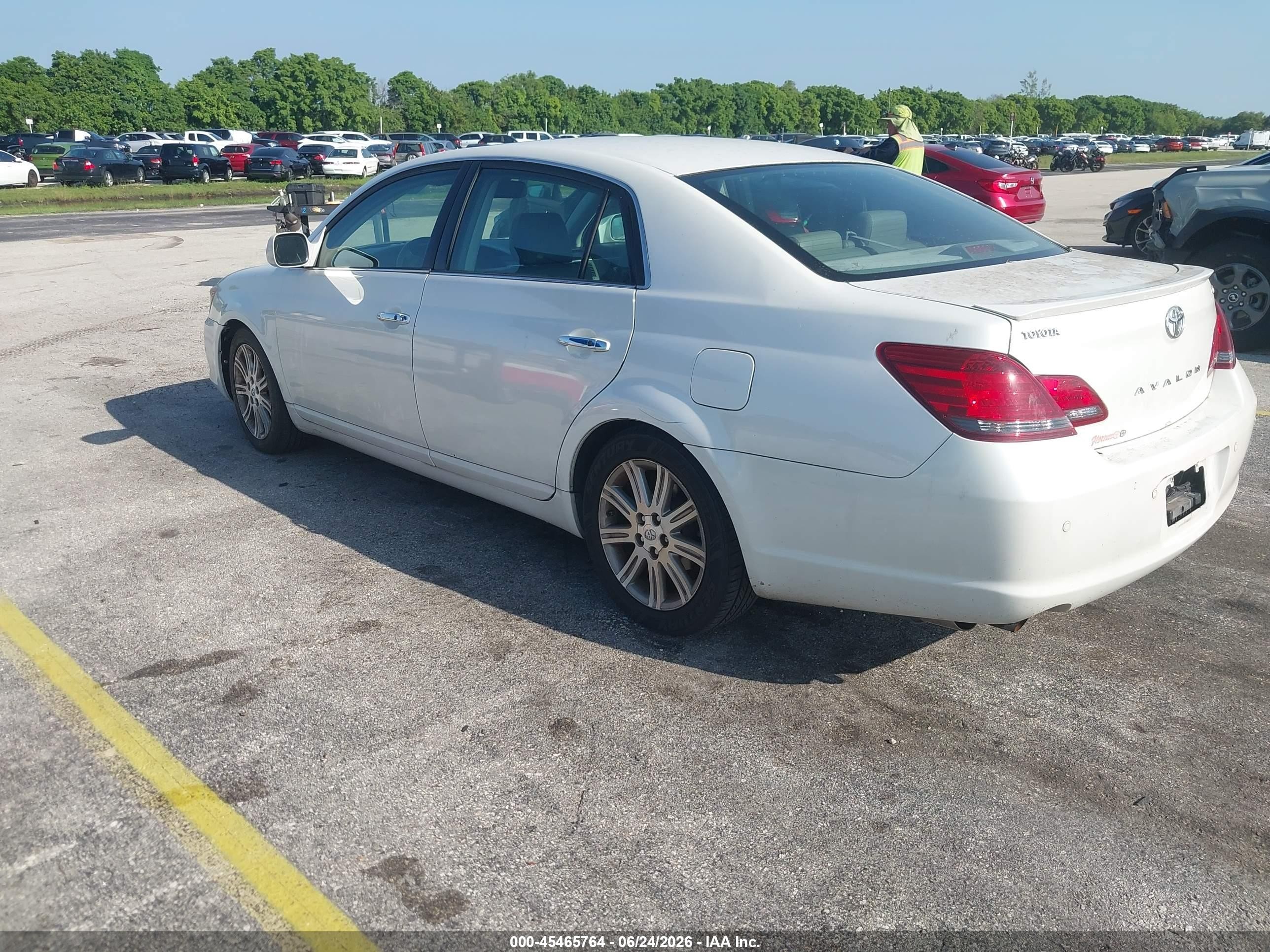 2008 Toyota Avalon Limited Белый vin: 4T1BK36B48U259622