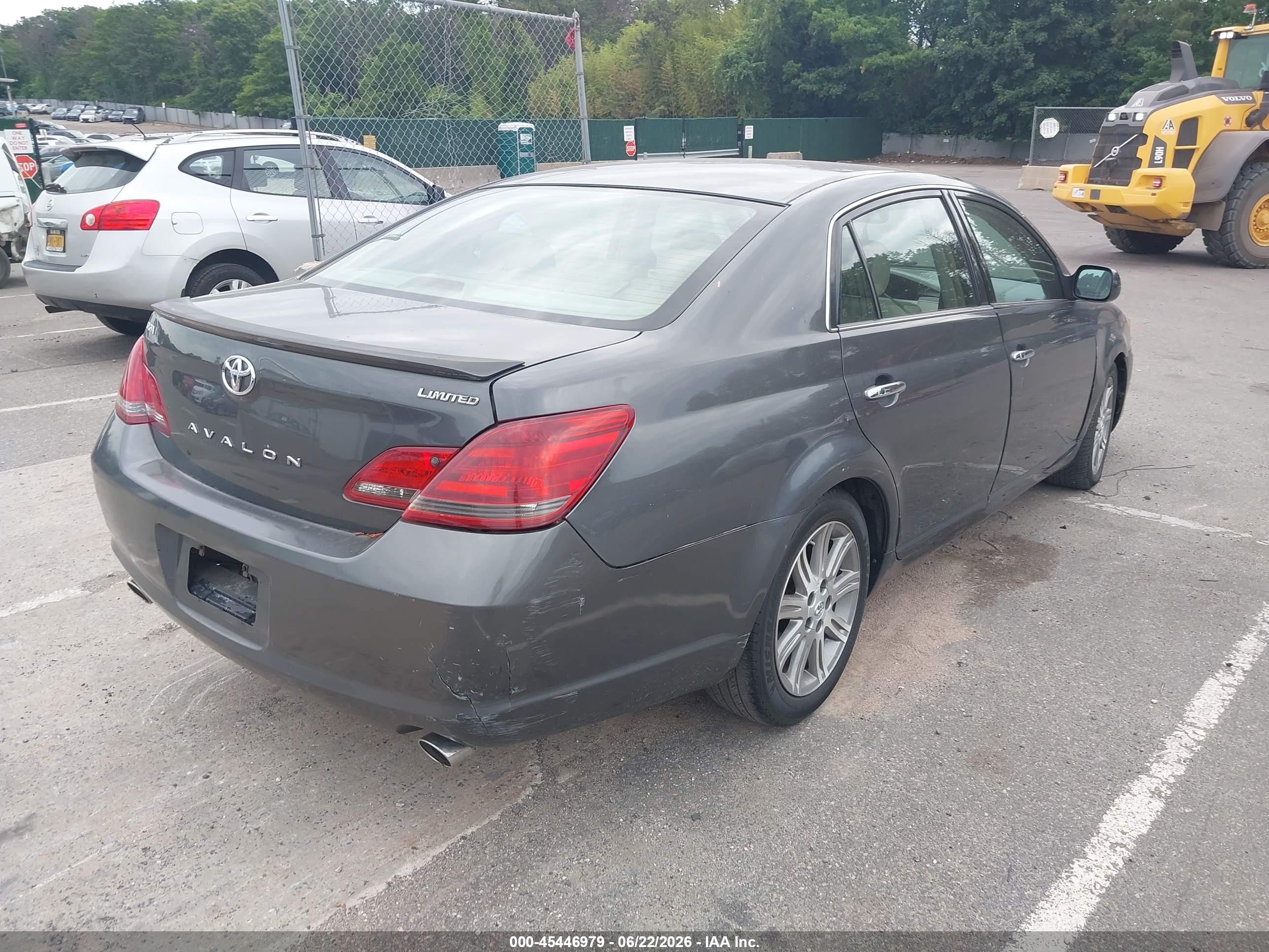 2008 Toyota Avalon Limited Gray vin: 4T1BK36B48U270717