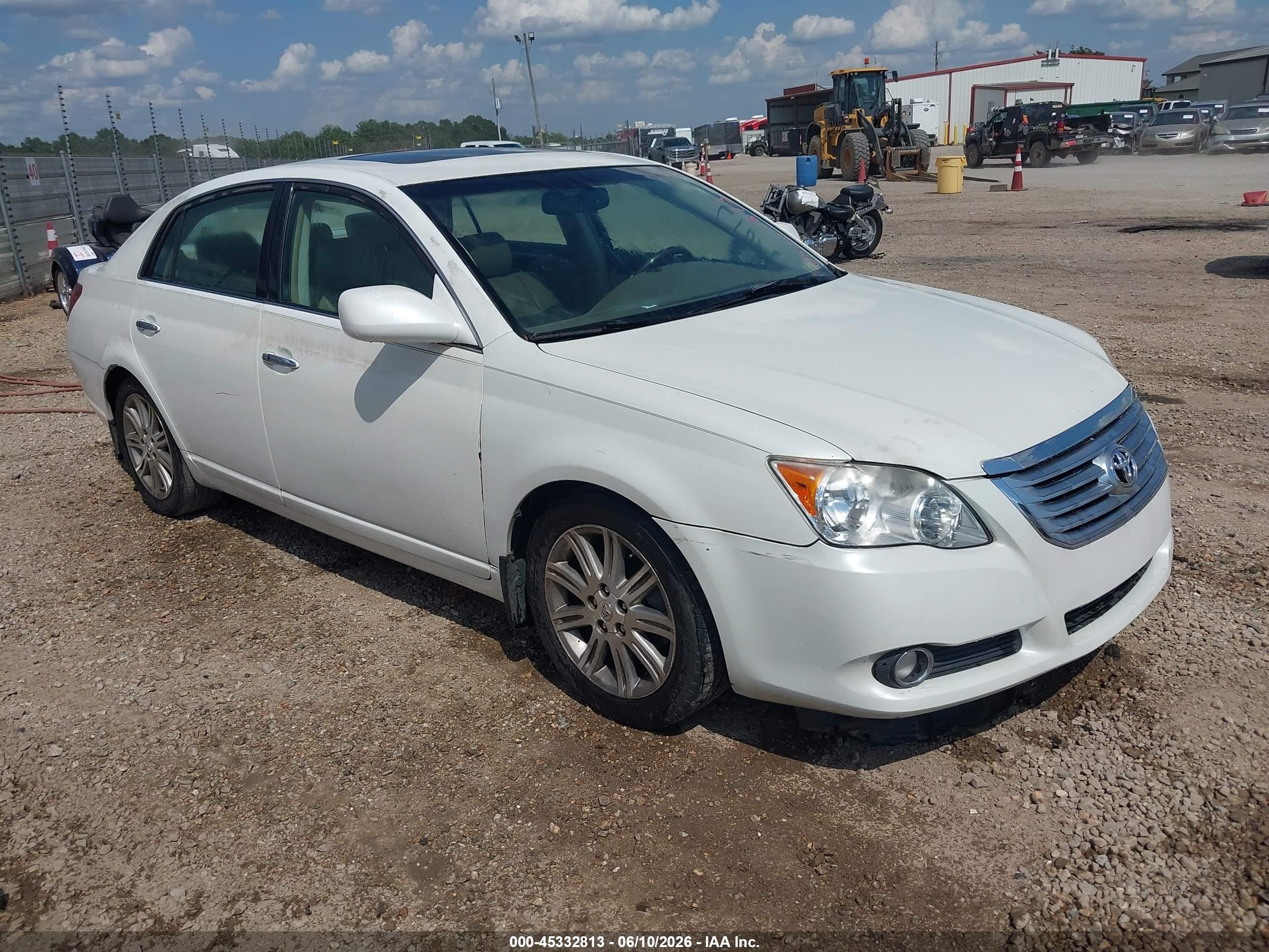 2008 Toyota Avalon Limited White vin: 4T1BK36B48U273777