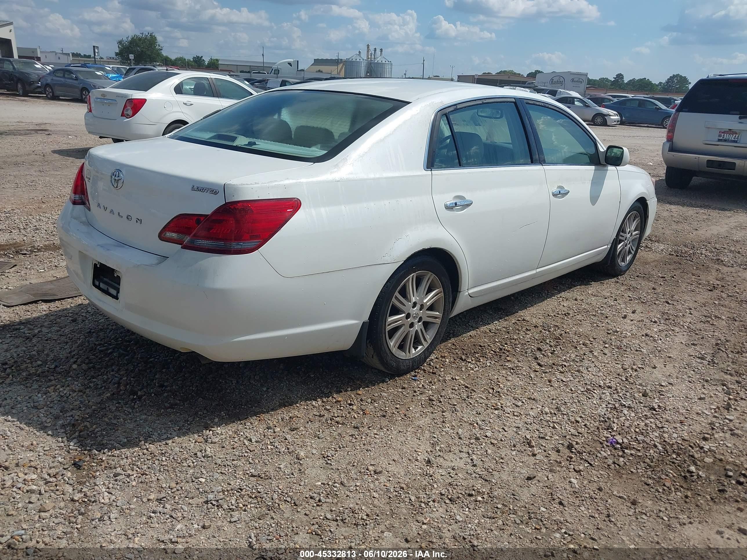 2008 Toyota Avalon Limited Белый vin: 4T1BK36B48U273777