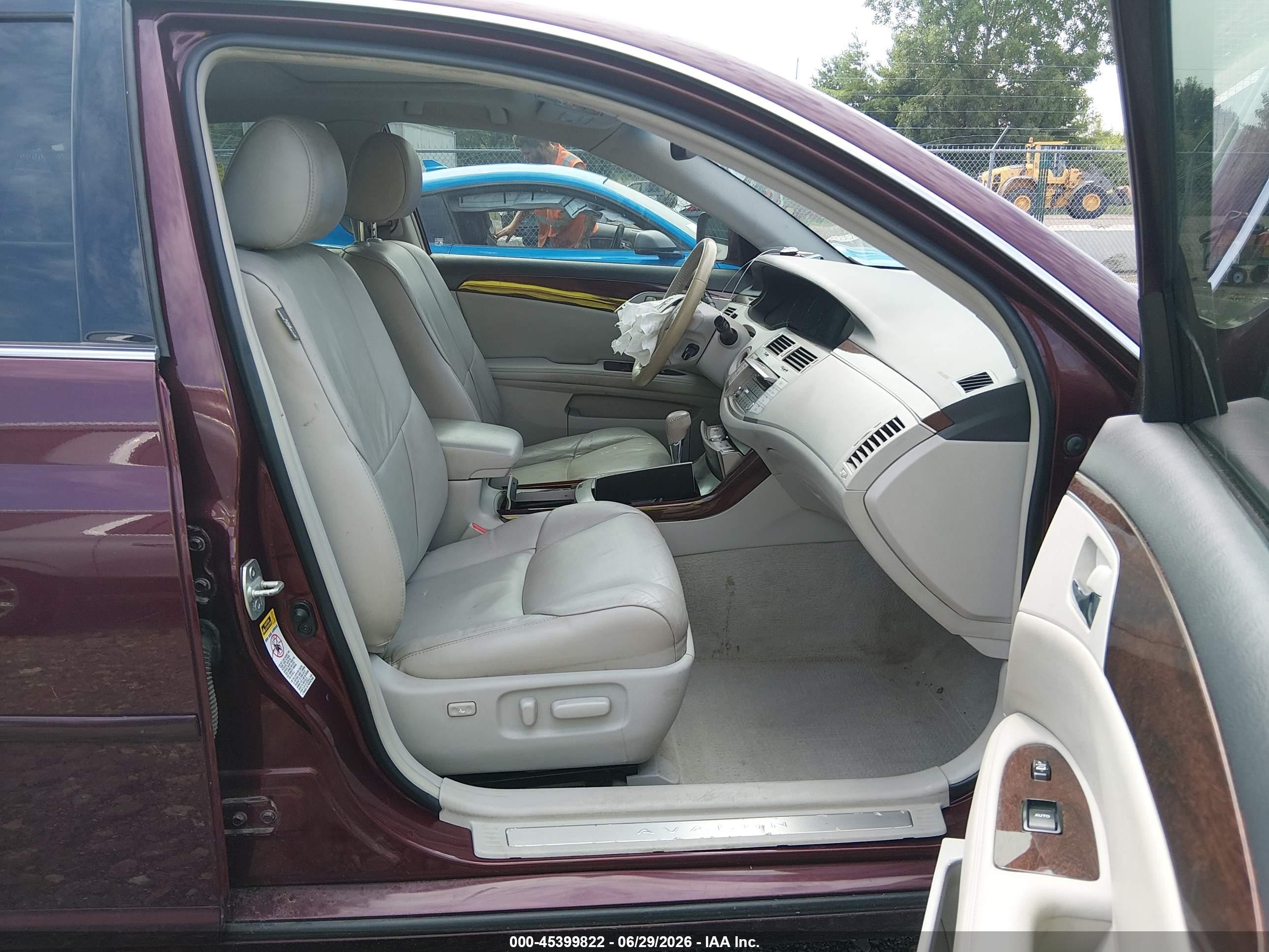 2008 Toyota Avalon Xls Maroon vin: 4T1BK36B48U286089