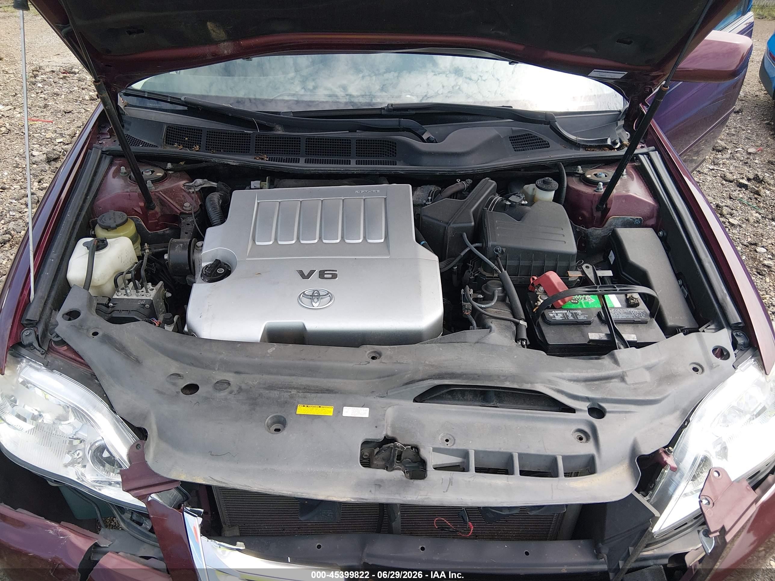2008 Toyota Avalon Xls Maroon vin: 4T1BK36B48U286089