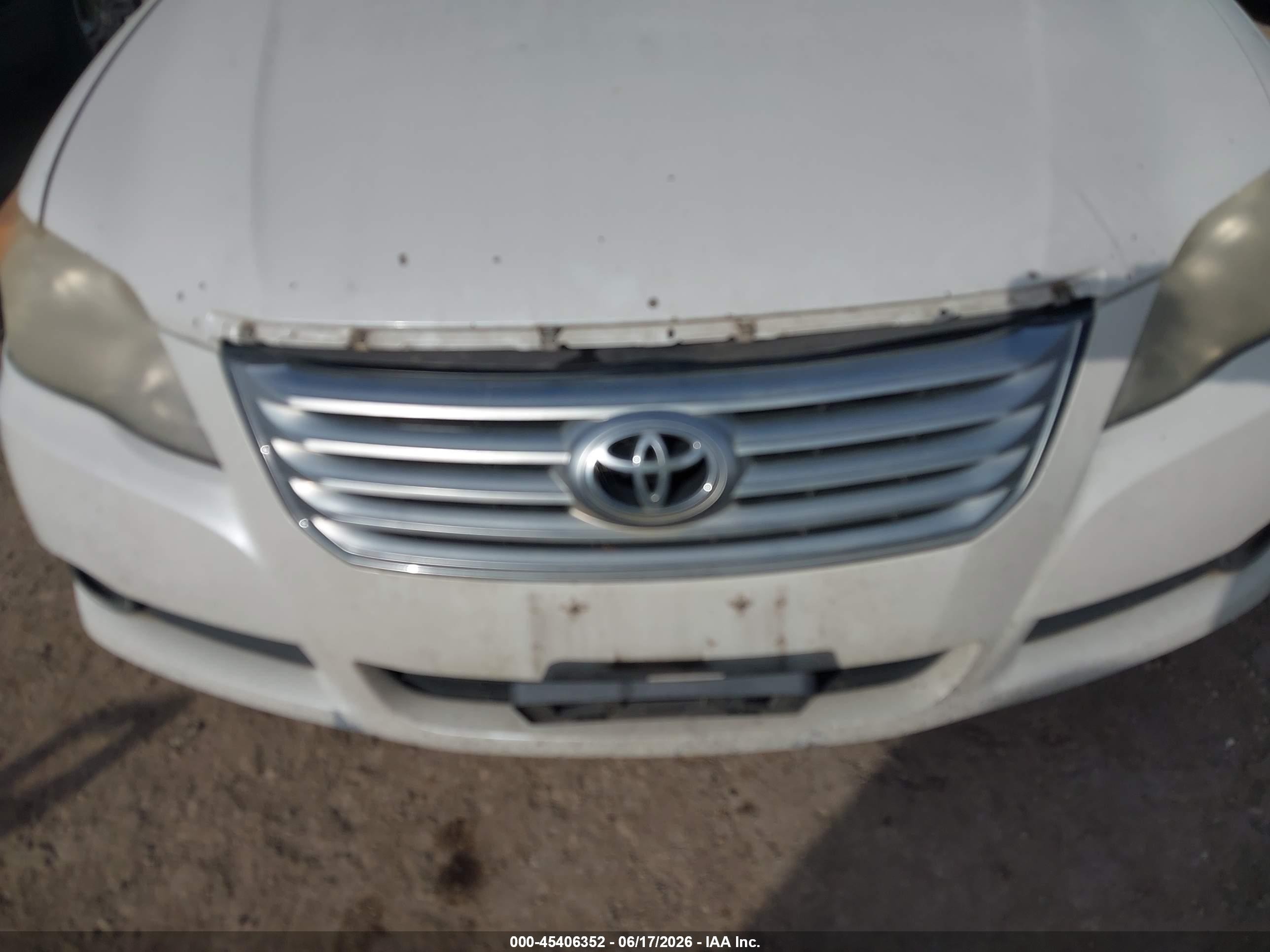 2008 Toyota Avalon Xls White vin: 4T1BK36B48U294077