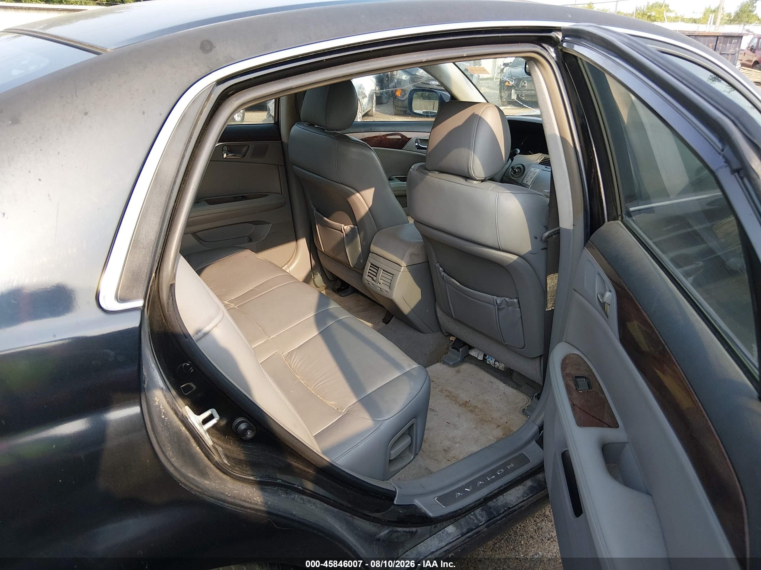2008 Toyota Avalon Xls Black vin: 4T1BK36B48U294130