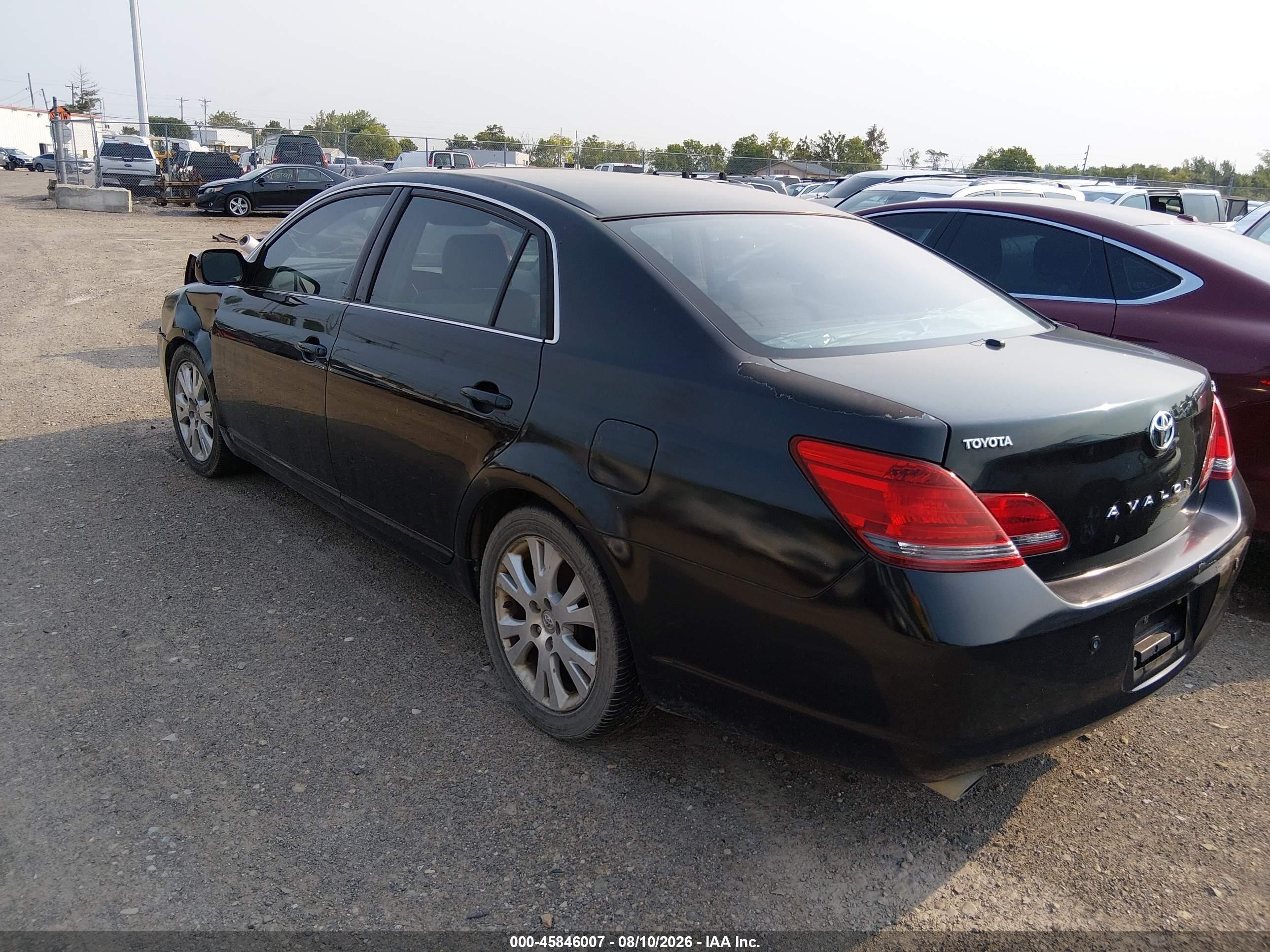 2008 Toyota Avalon Xls Black vin: 4T1BK36B48U294130