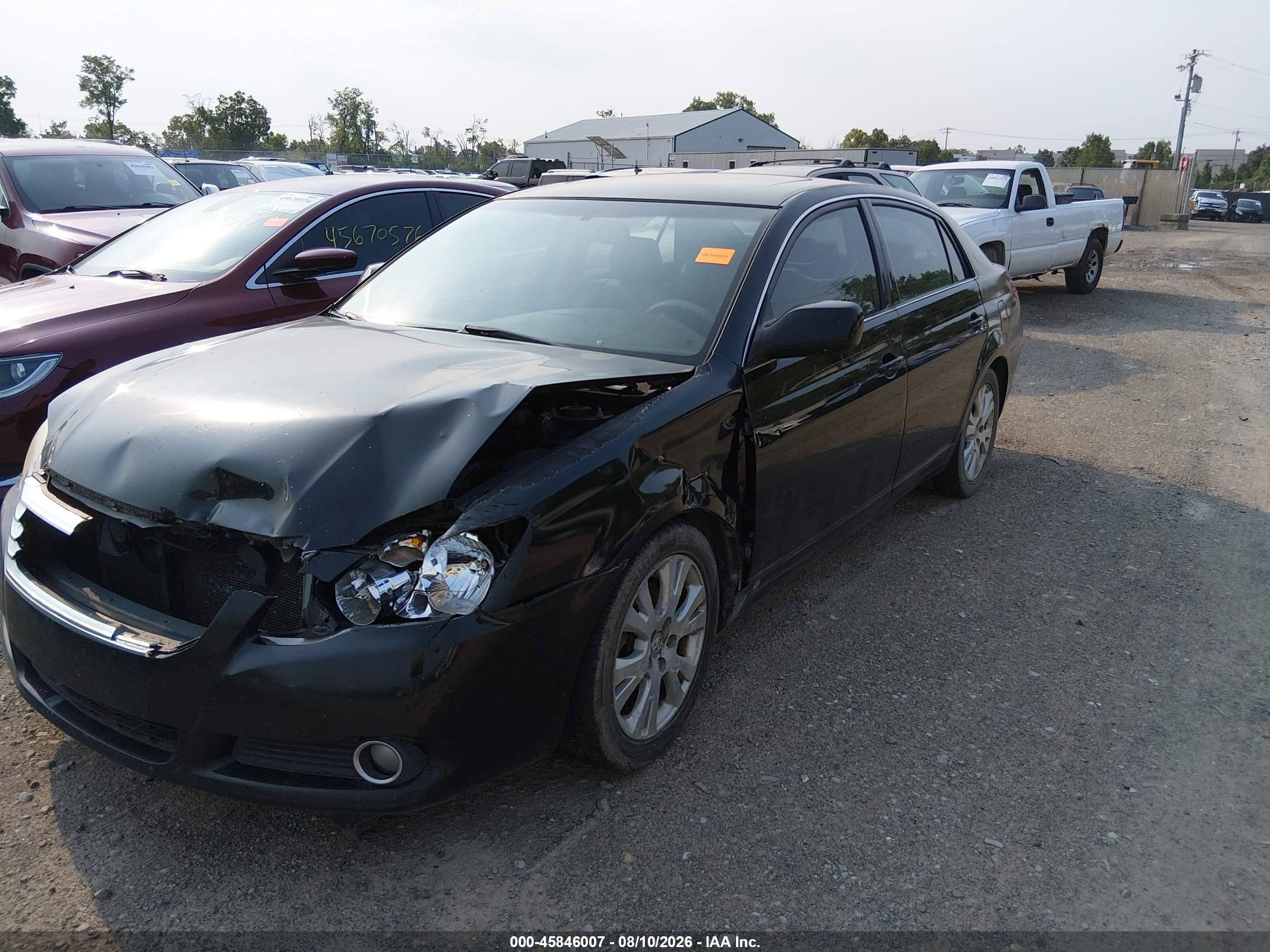 2008 Toyota Avalon Xls Black vin: 4T1BK36B48U294130