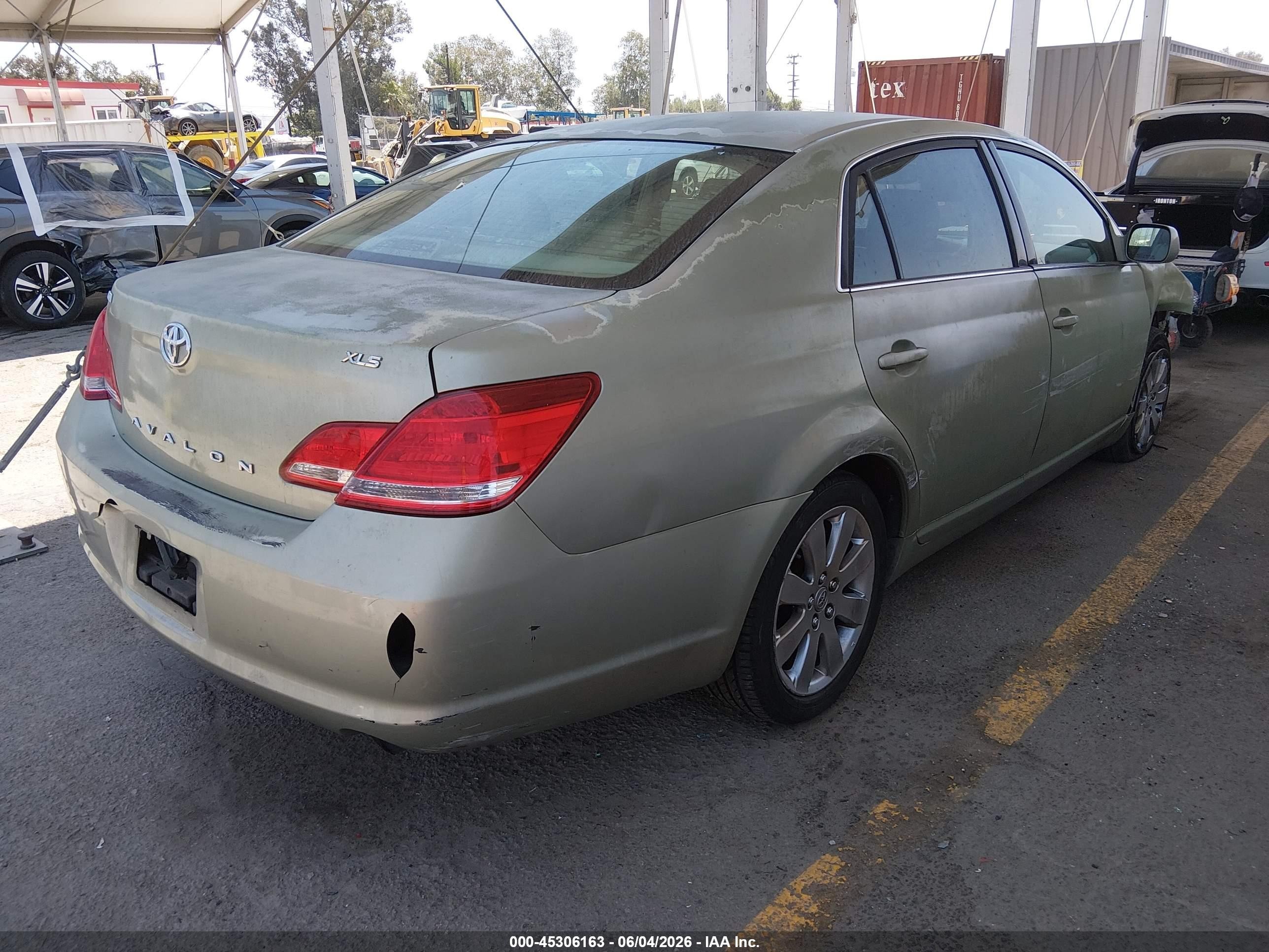 2005 Toyota Avalon Xls Green vin: 4T1BK36B55U014775