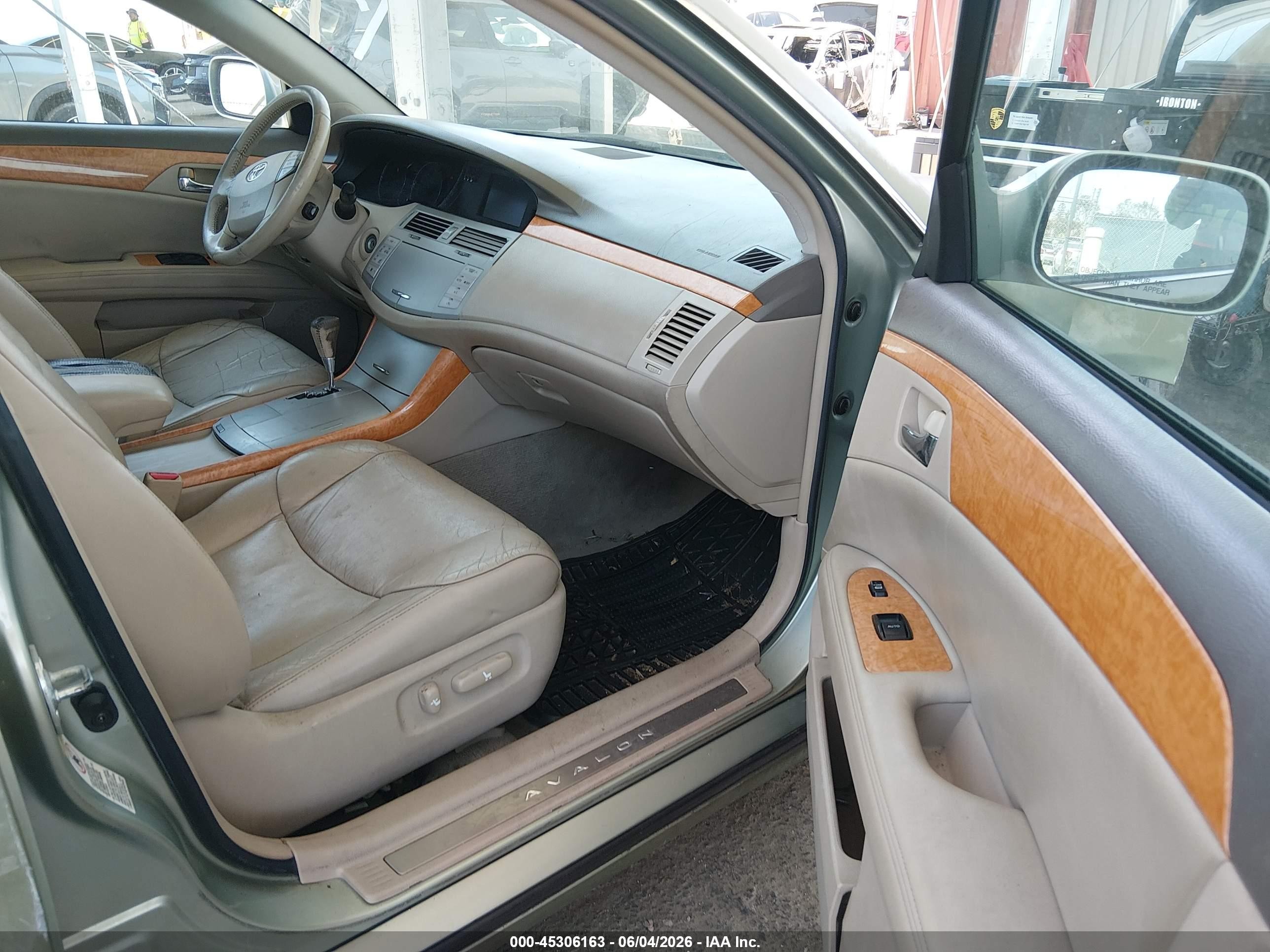 2005 Toyota Avalon Xls Green vin: 4T1BK36B55U014775