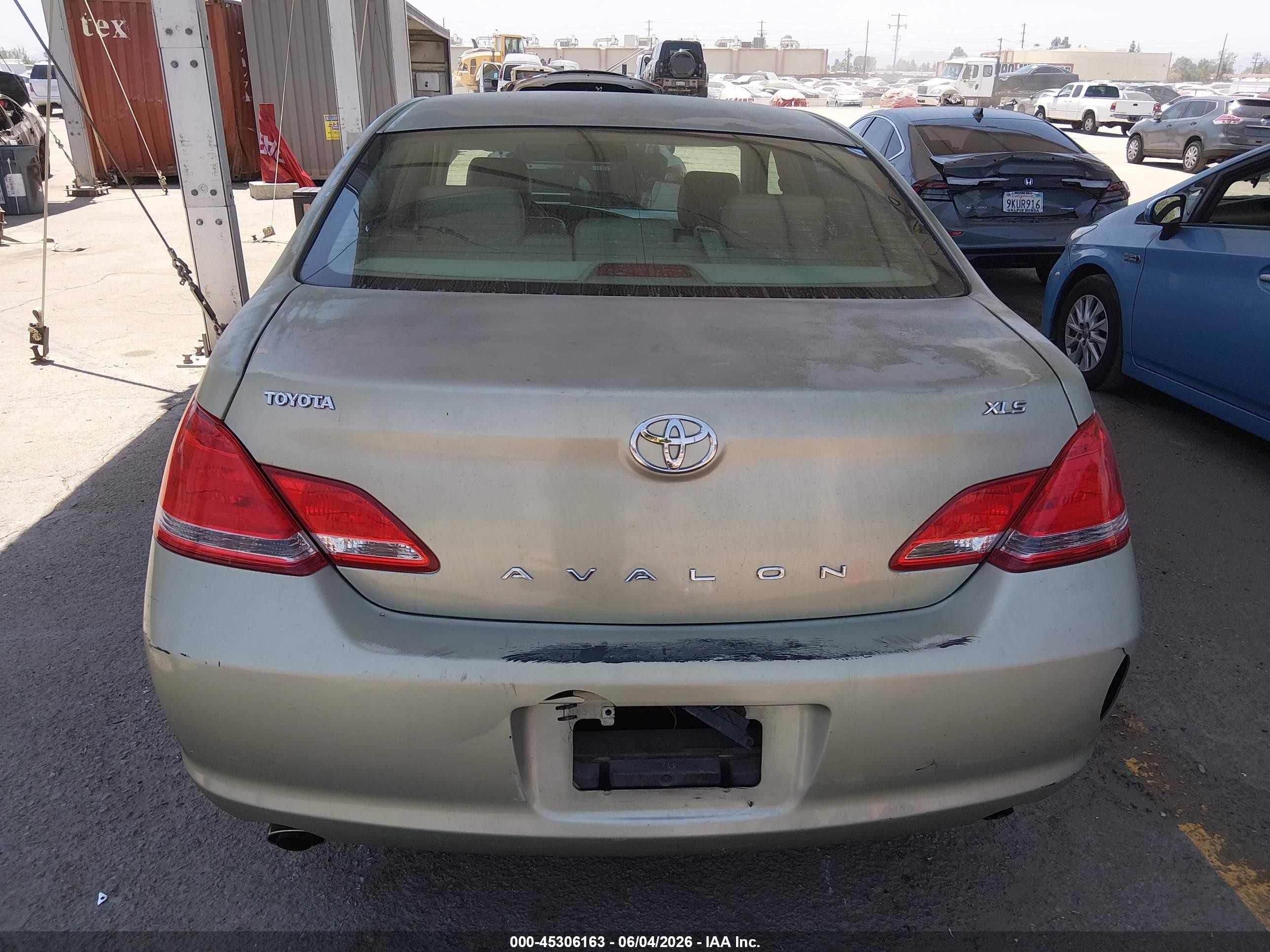 2005 Toyota Avalon Xls Green vin: 4T1BK36B55U014775