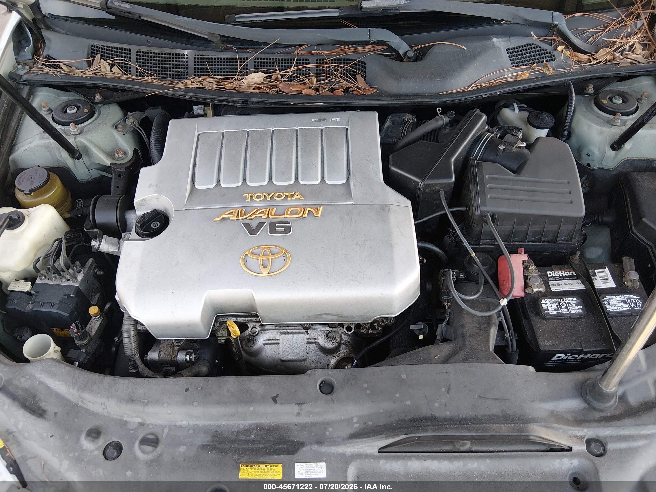 2005 Toyota Avalon Limited Champagne vin: 4T1BK36B55U038834
