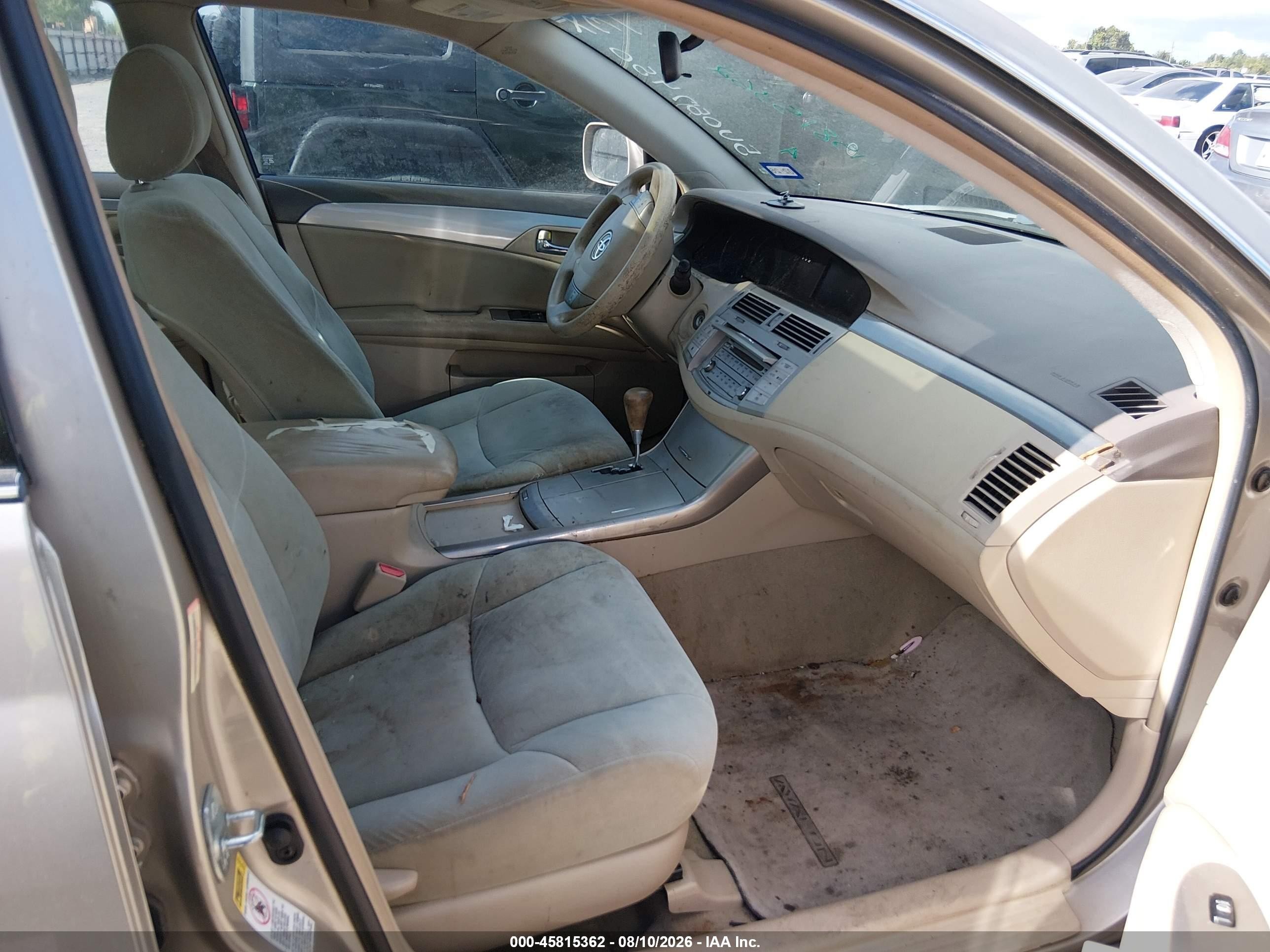 2005 Toyota Avalon Xl Beige vin: 4T1BK36B55U057450