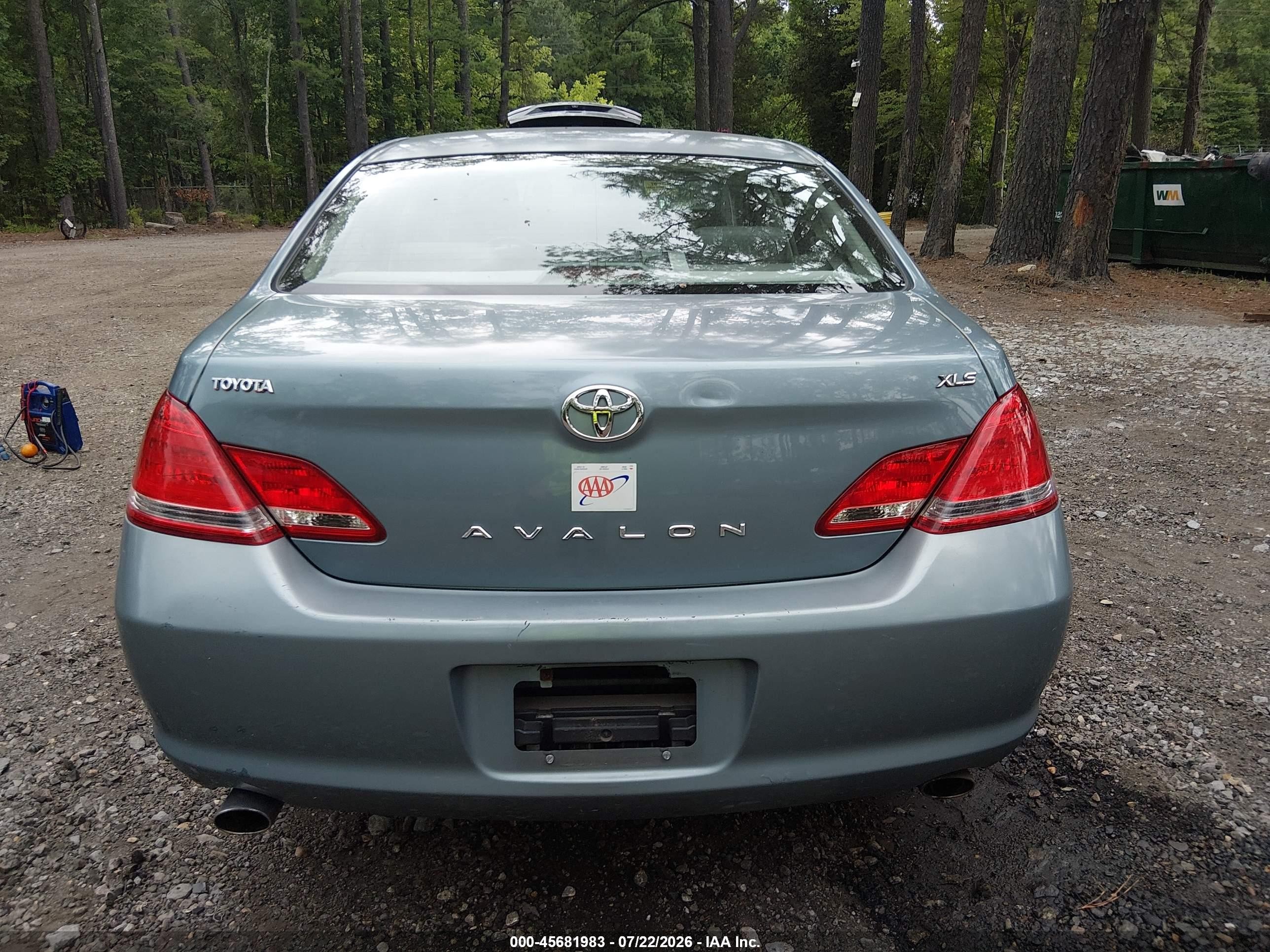 2006 Toyota Avalon Xls Blue vin: 4T1BK36B56U069244