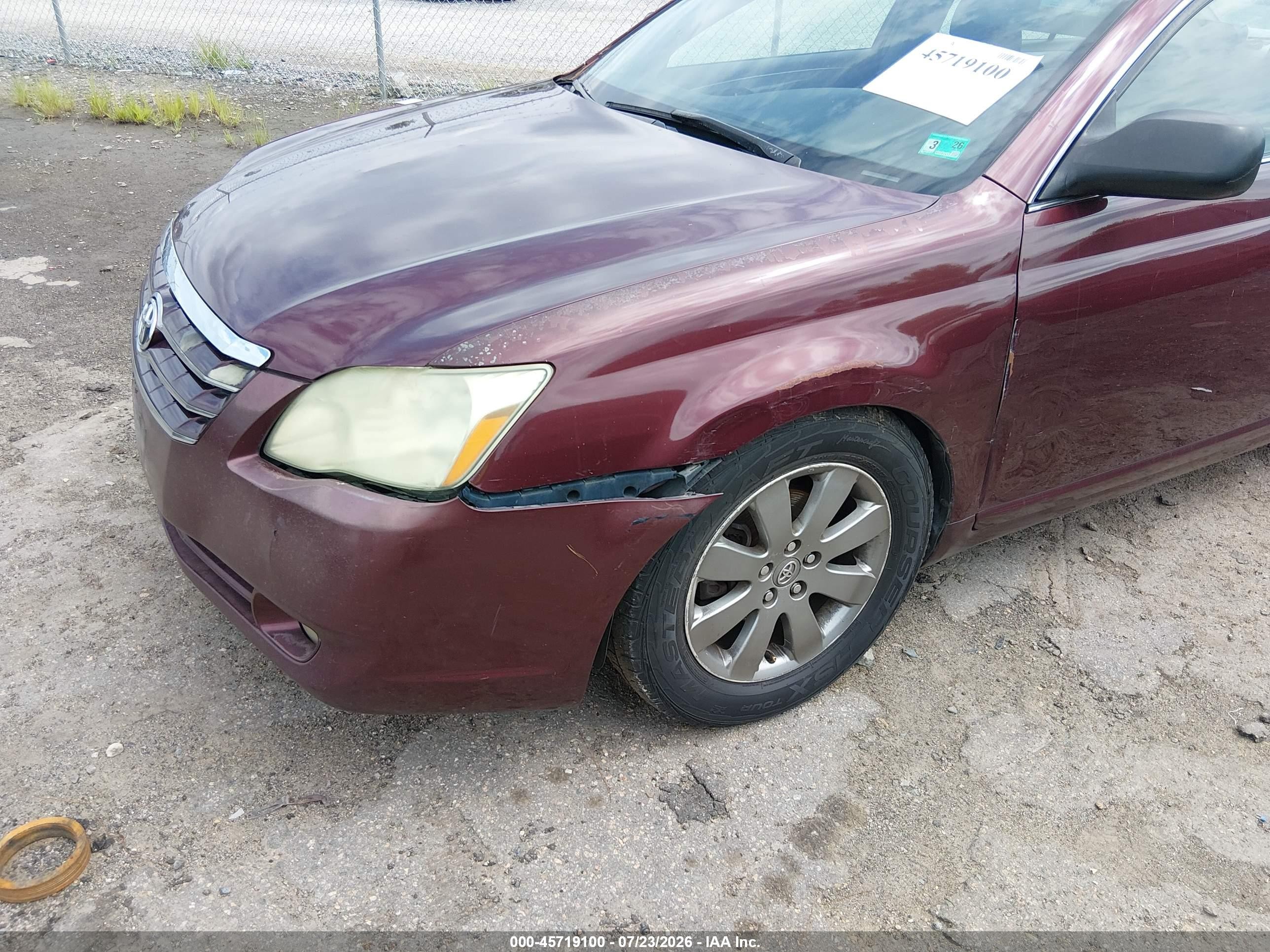 2006 Toyota Avalon Touring Burgundy vin: 4T1BK36B56U073486