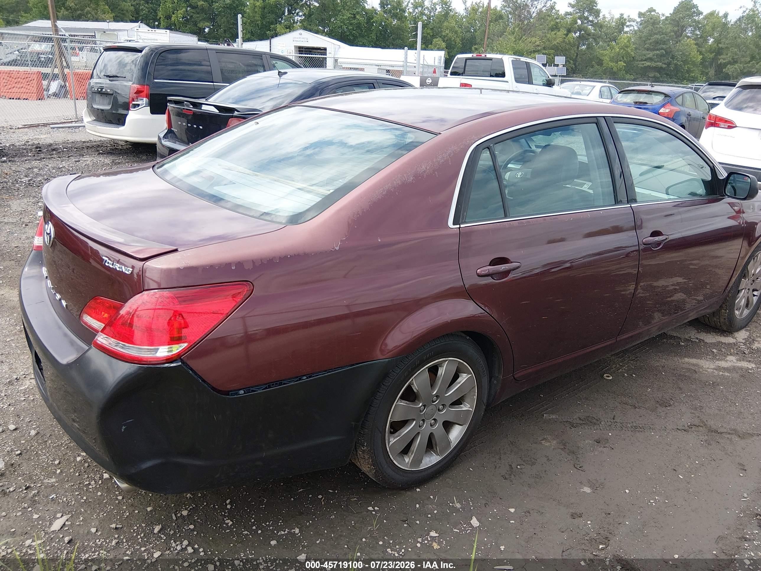 2006 Toyota Avalon Touring Burgundy vin: 4T1BK36B56U073486