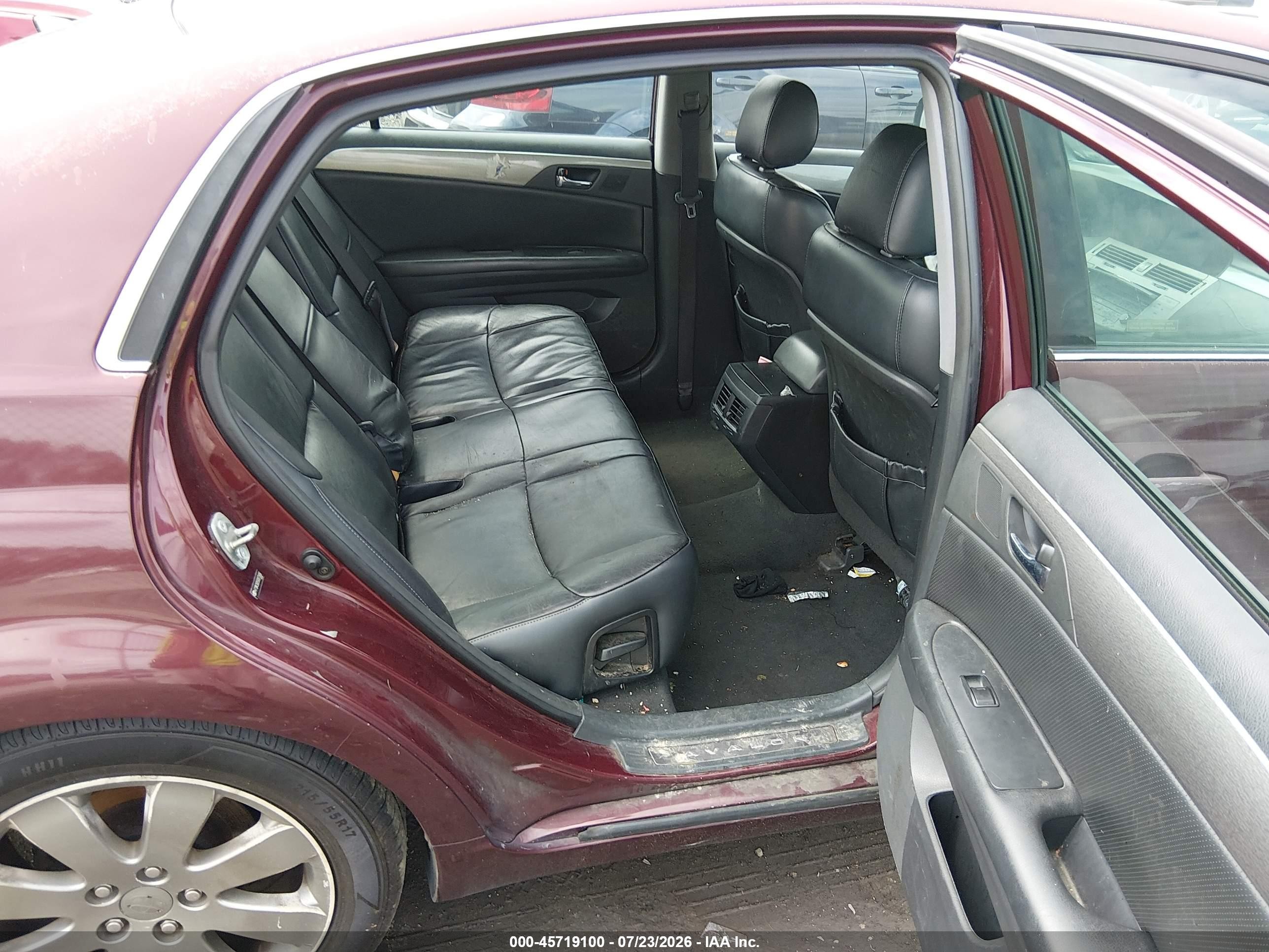 2006 Toyota Avalon Touring Burgundy vin: 4T1BK36B56U073486