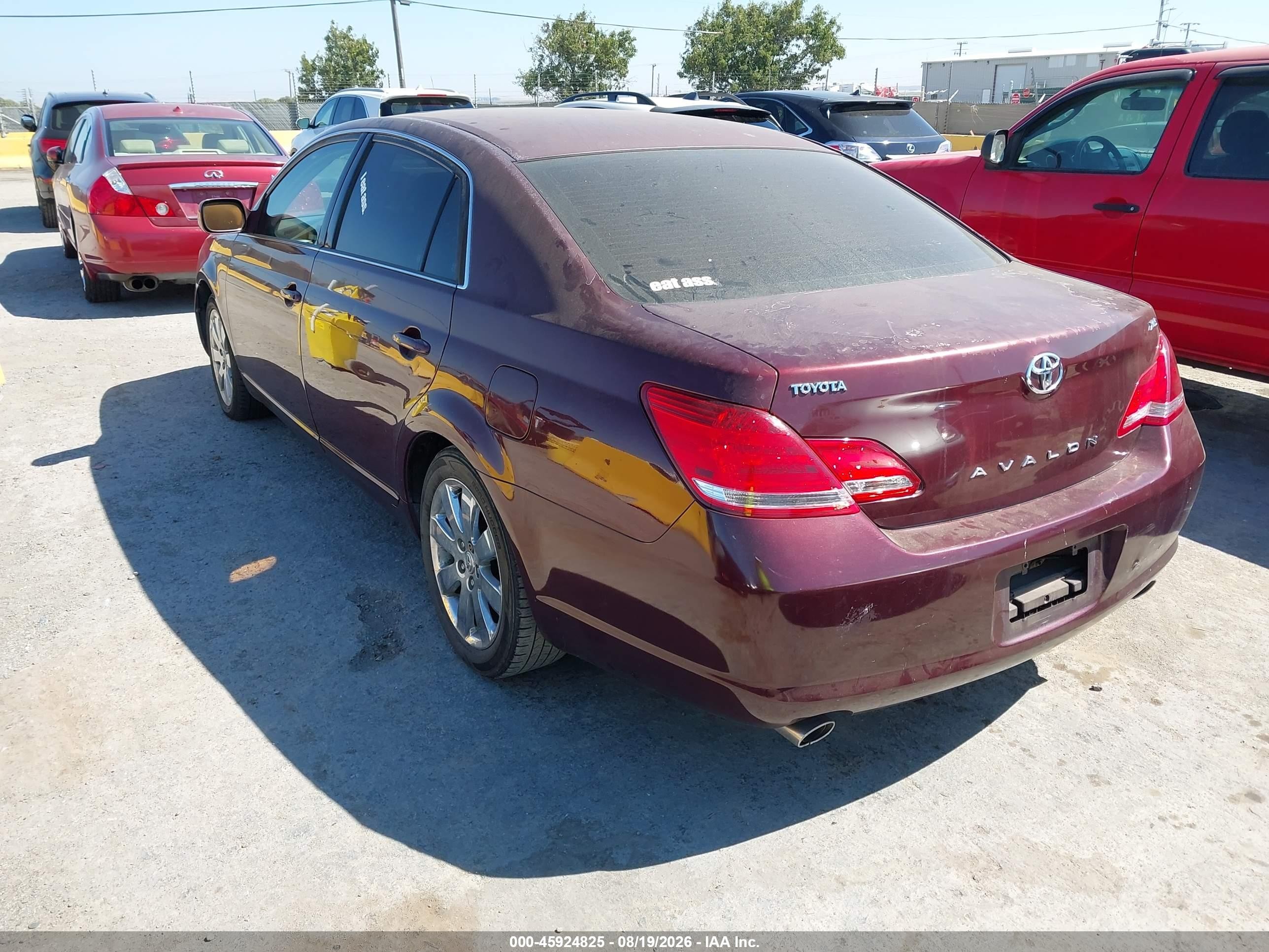 2006 Toyota Avalon Xls Бордовый vin: 4T1BK36B56U083791