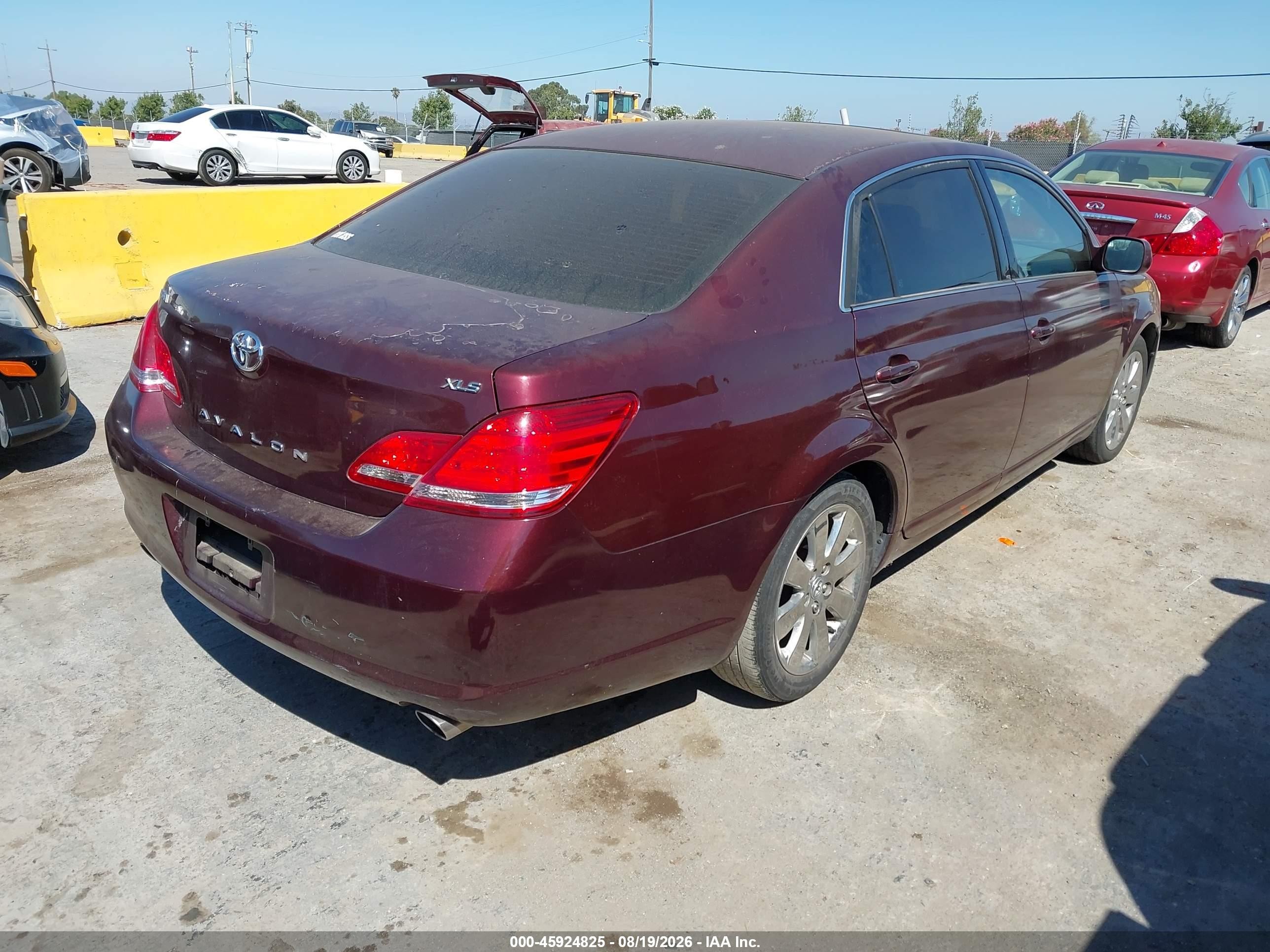 2006 Toyota Avalon Xls Бордовый vin: 4T1BK36B56U083791