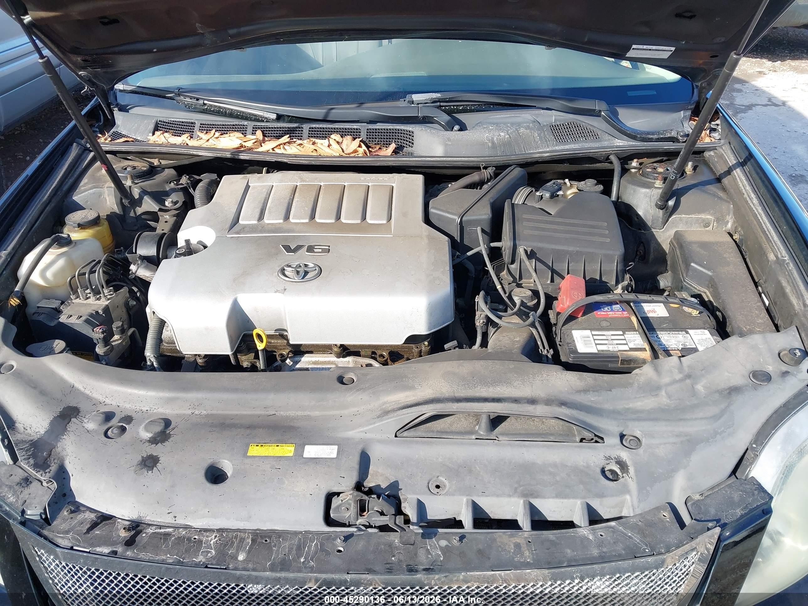 2006 Toyota Avalon Xls Black vin: 4T1BK36B56U107717