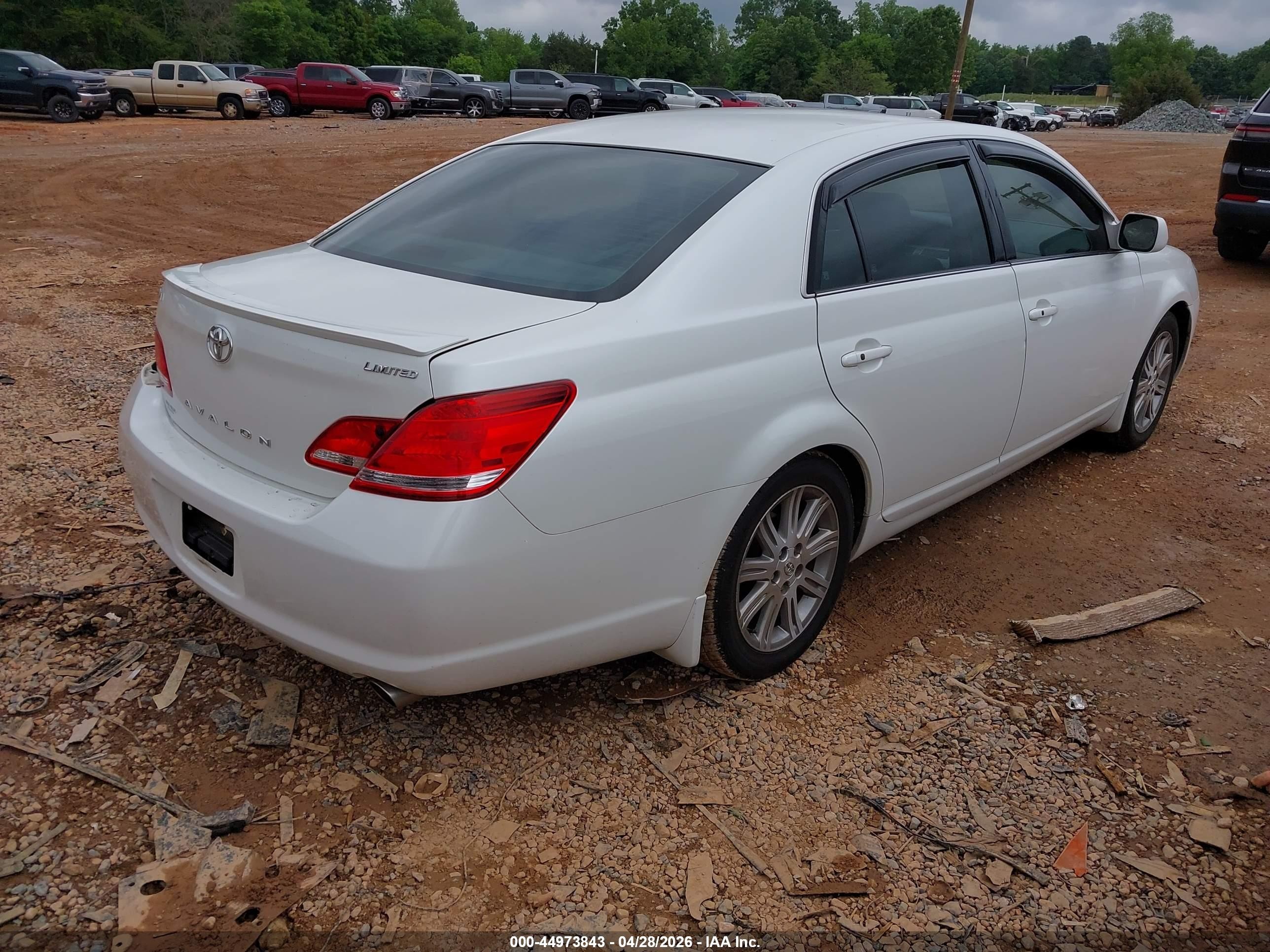 2006 Toyota Avalon Limited White vin: 4T1BK36B56U108074