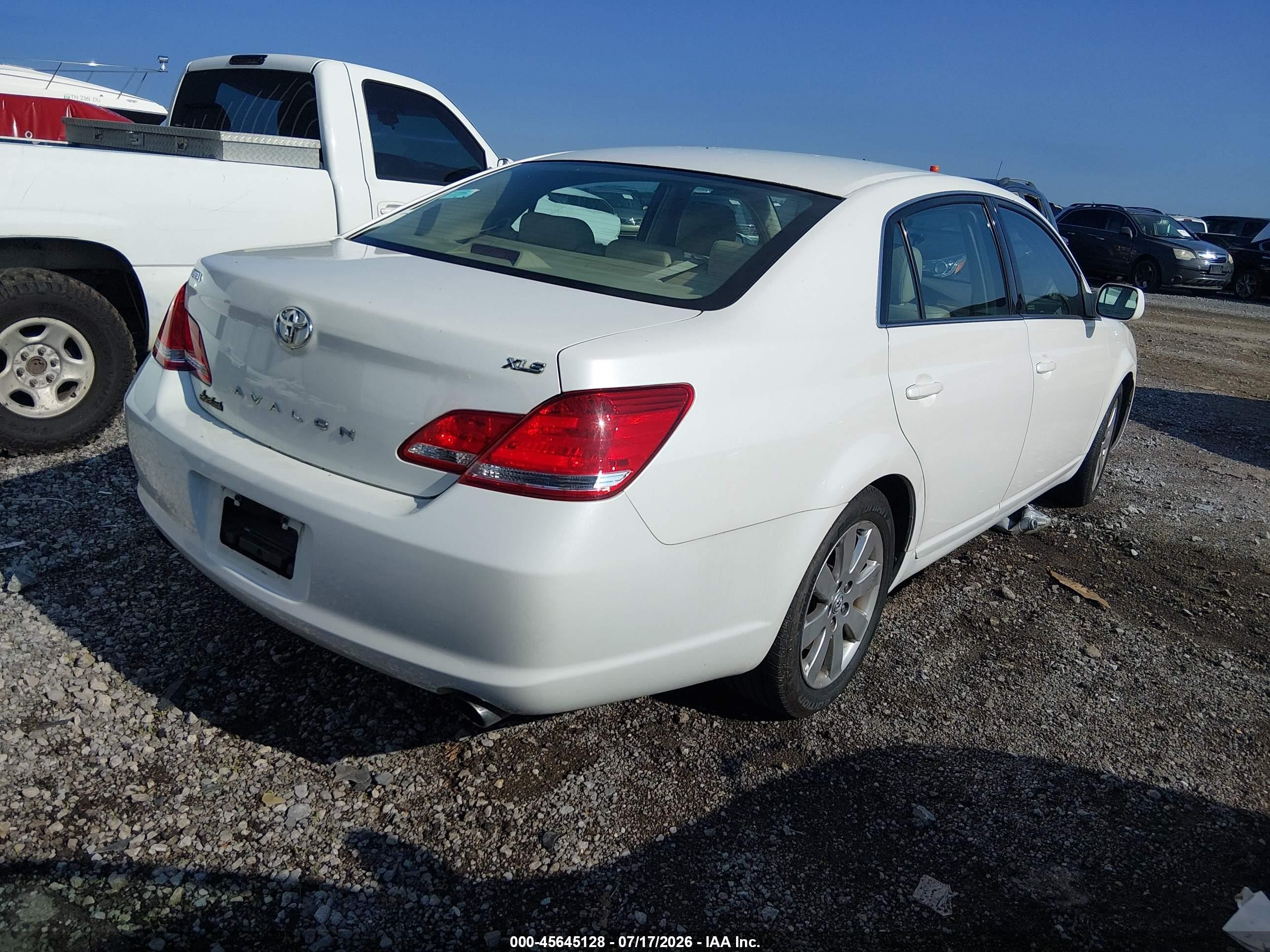 2006 Toyota Avalon Xls White vin: 4T1BK36B56U114344