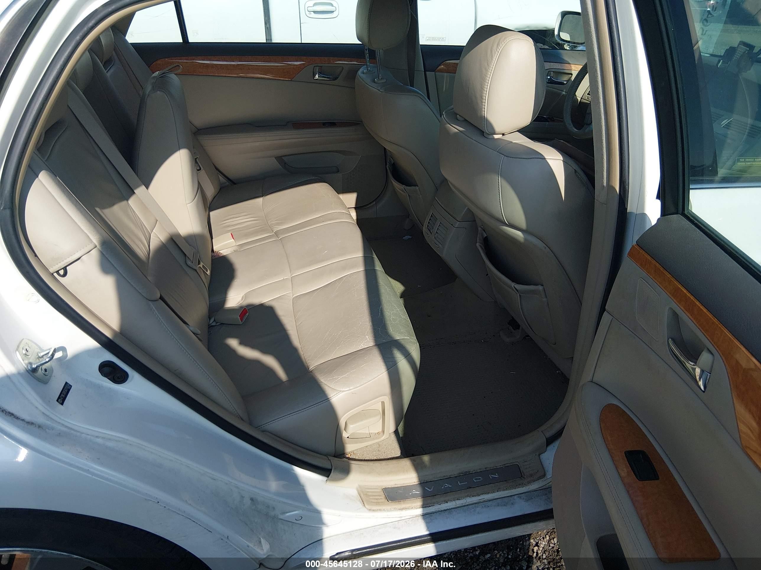 2006 Toyota Avalon Xls White vin: 4T1BK36B56U114344