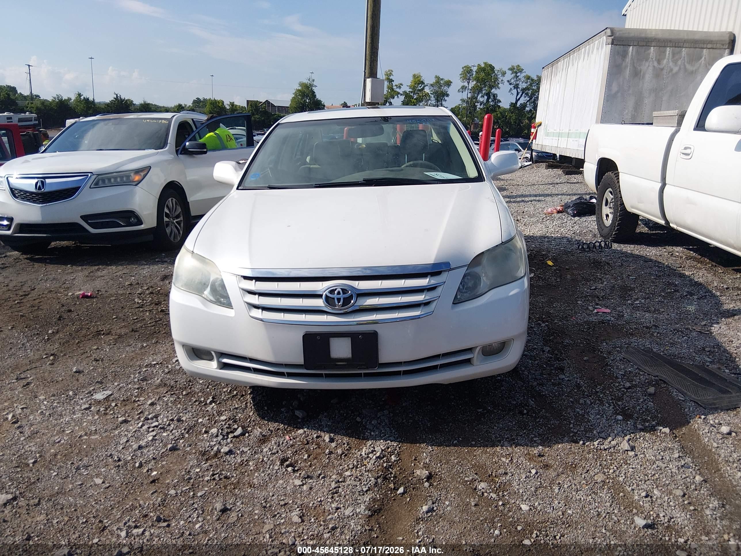 2006 Toyota Avalon Xls White vin: 4T1BK36B56U114344