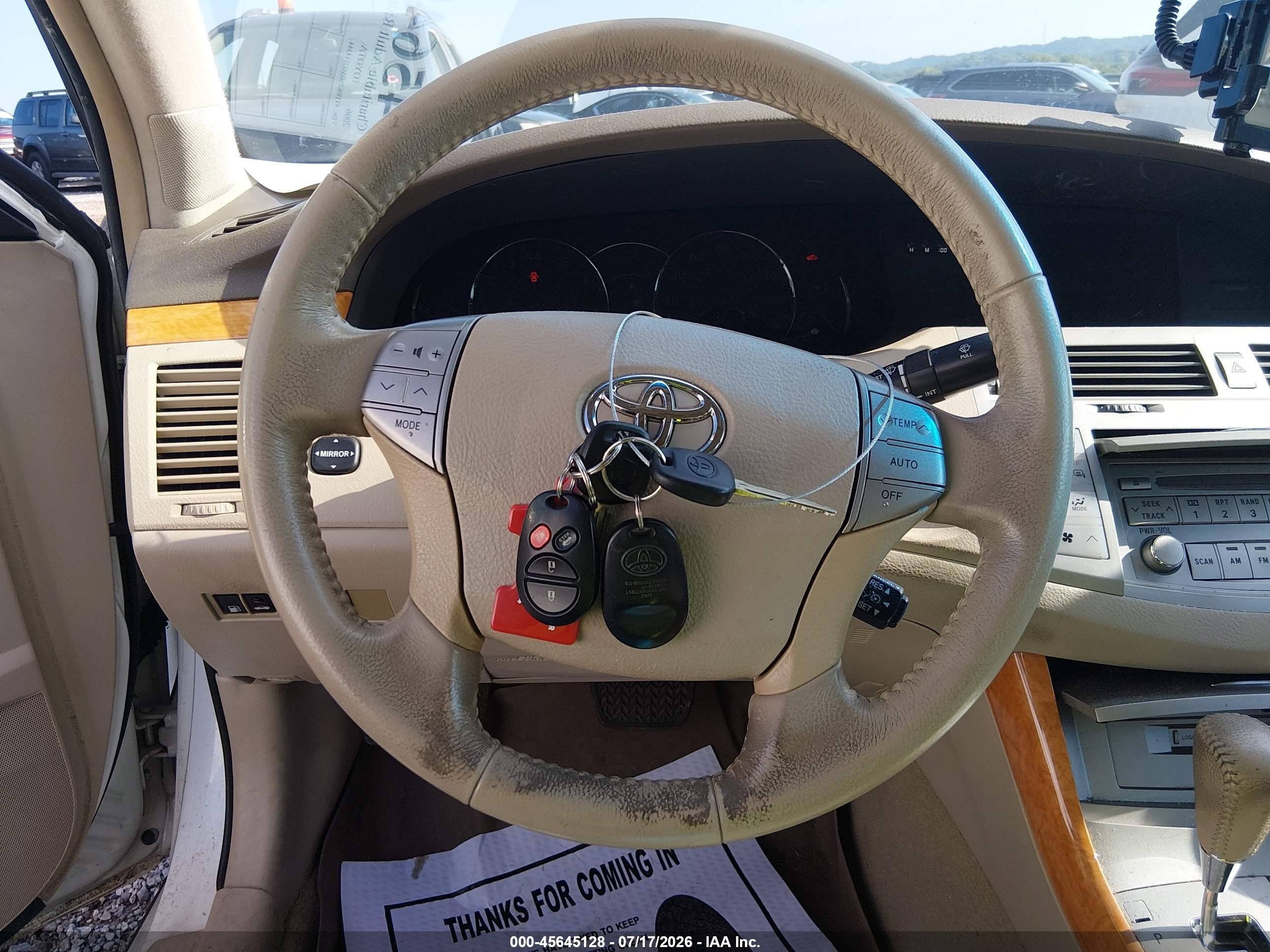 2006 Toyota Avalon Xls White vin: 4T1BK36B56U114344