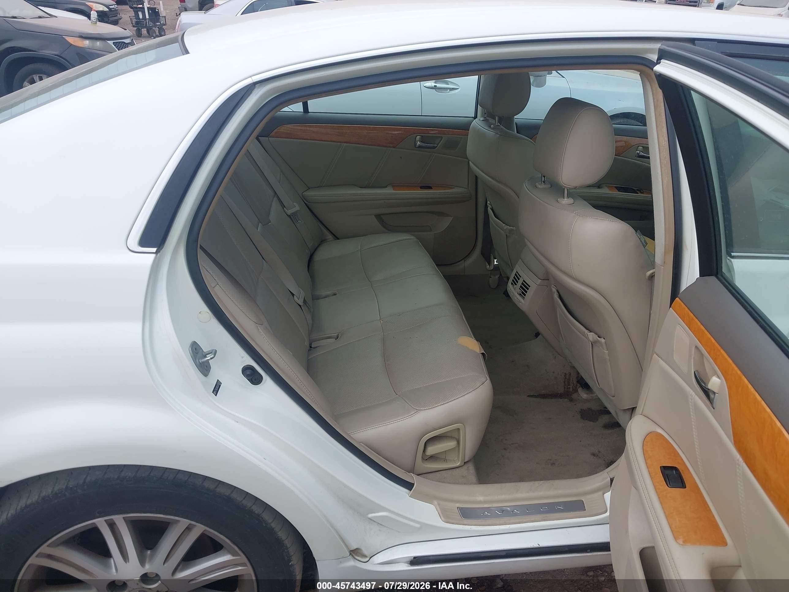 2006 Toyota Avalon Limited White vin: 4T1BK36B56U147795