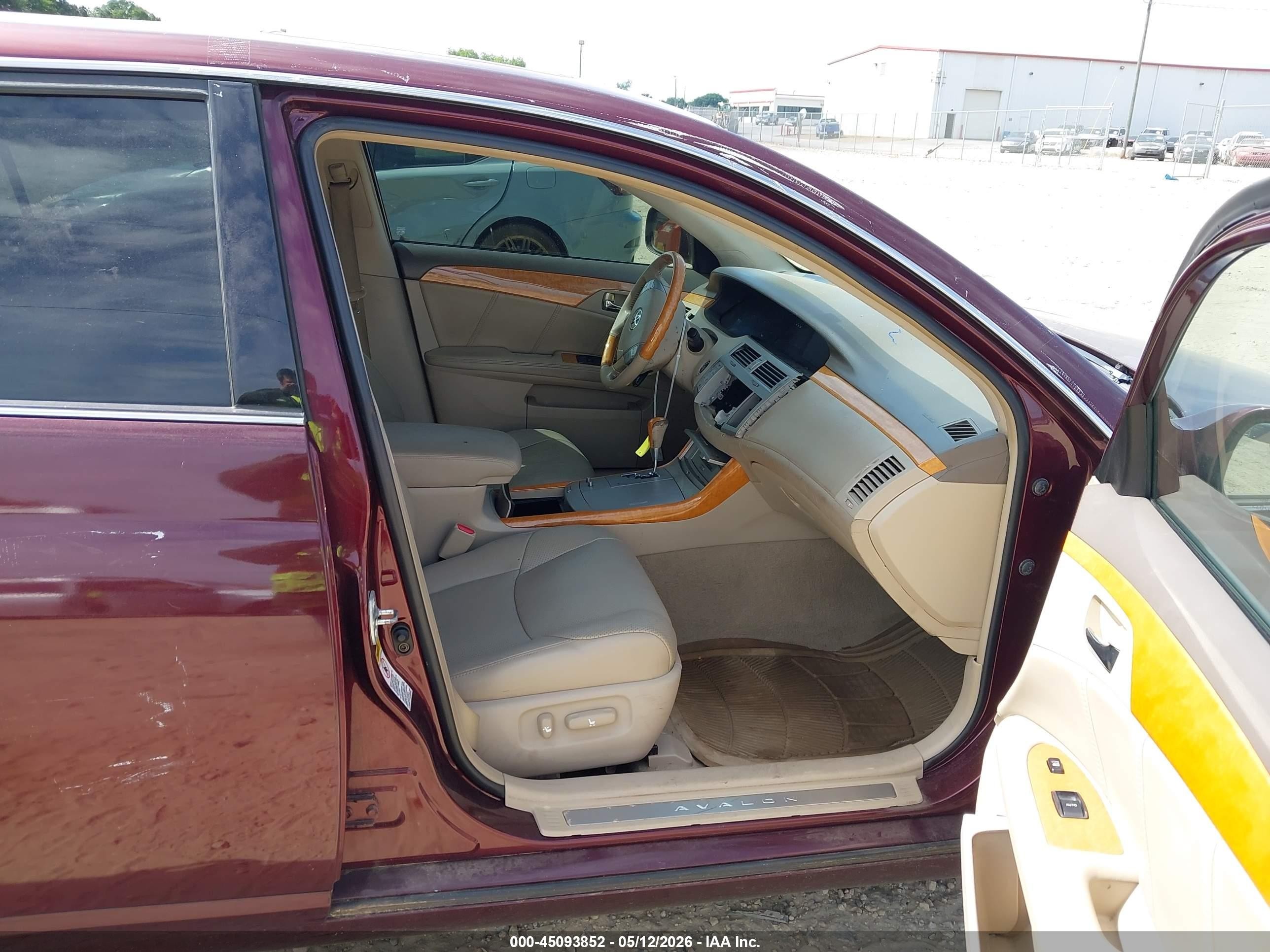 2006 Toyota Avalon Limited Бордовый vin: 4T1BK36B56U156111