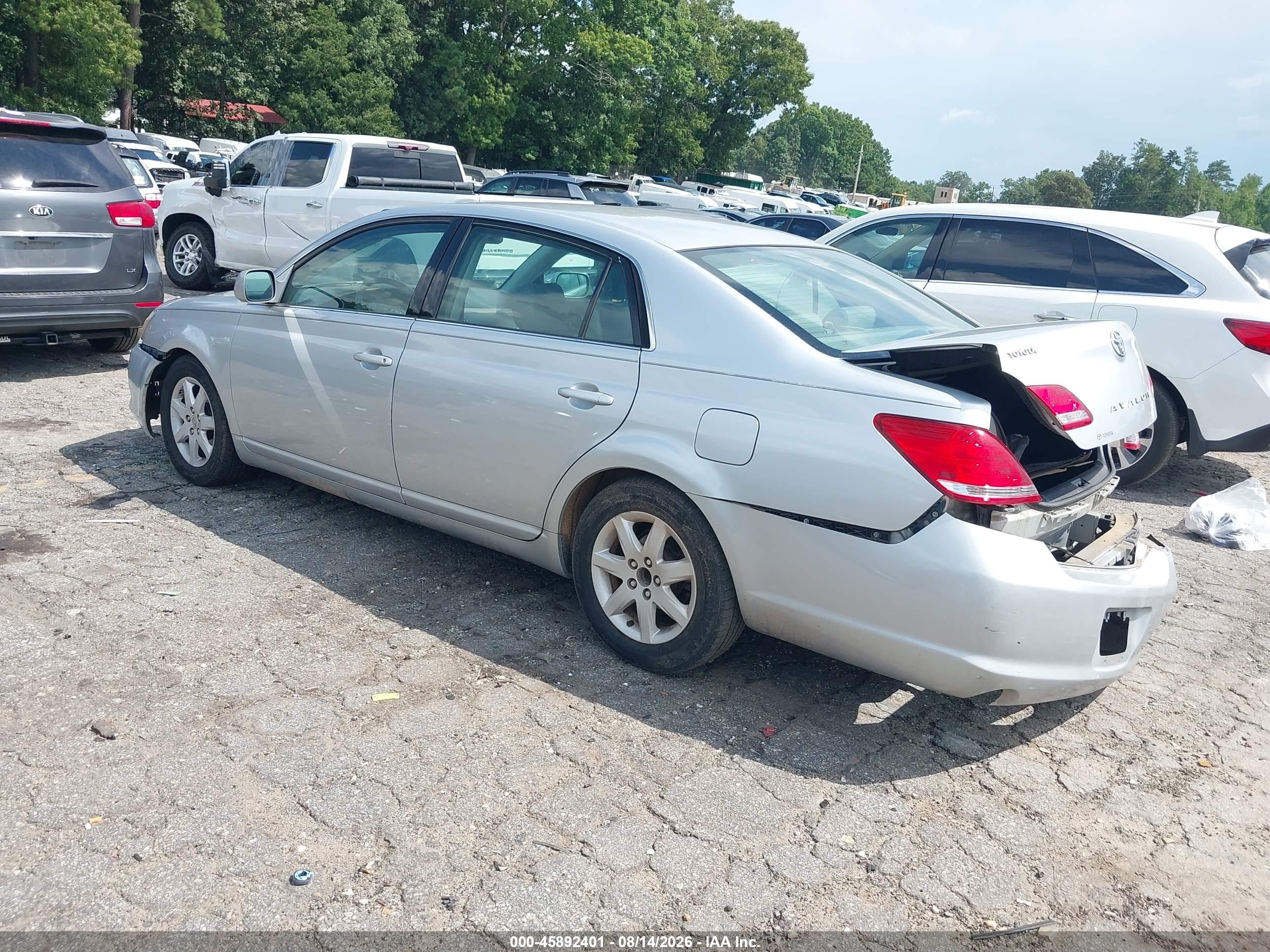 2007 Toyota Avalon Xl Серебряный vin: 4T1BK36B57U186906