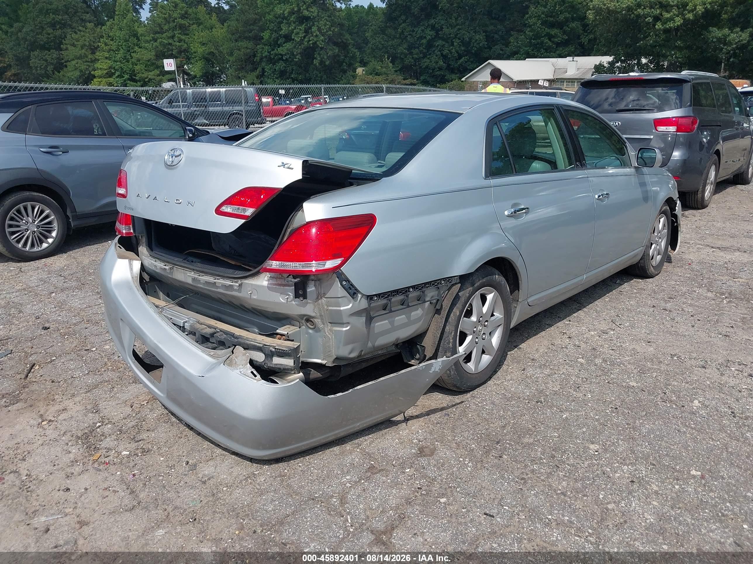 2007 Toyota Avalon Xl Серебряный vin: 4T1BK36B57U186906