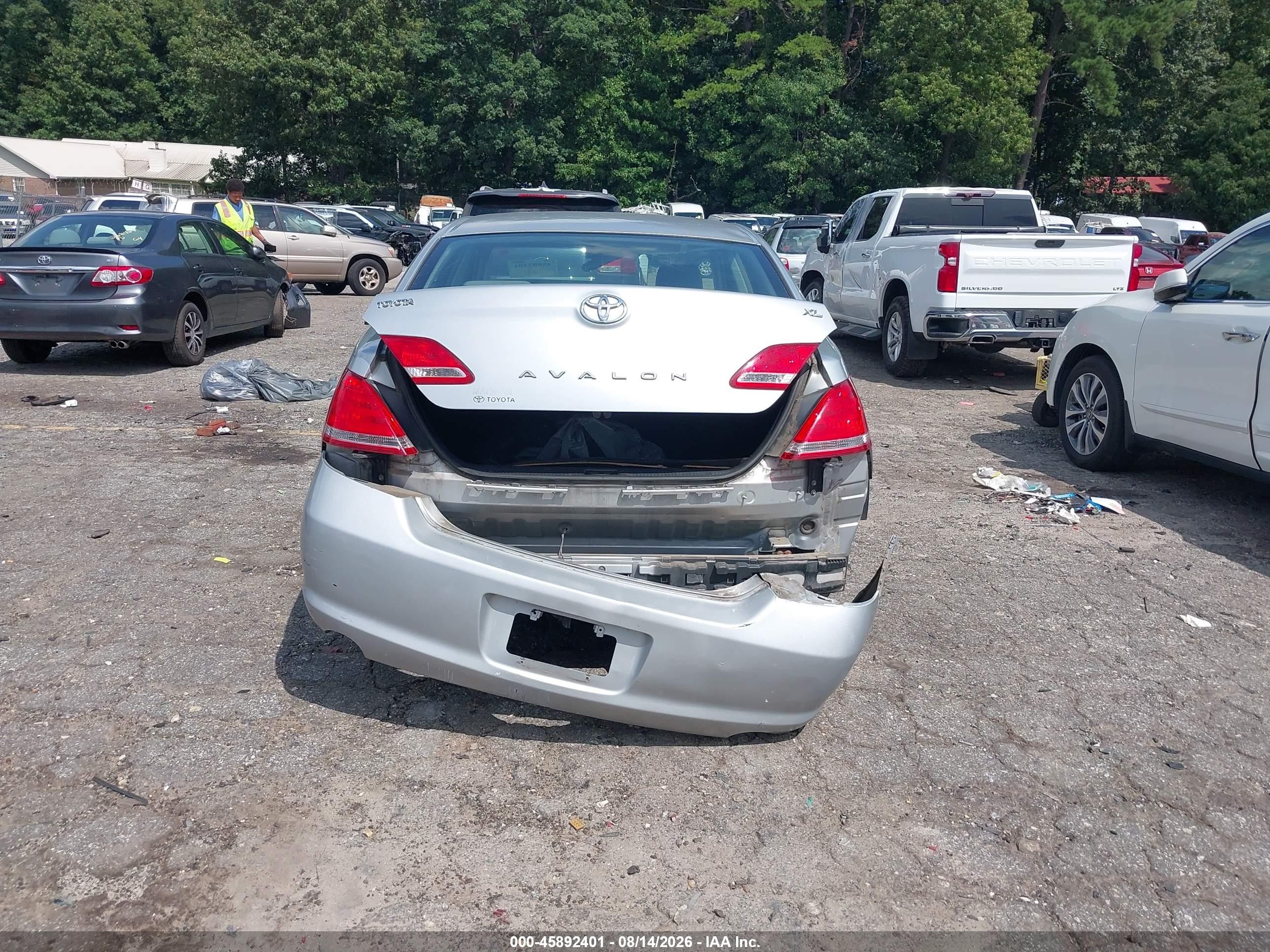2007 Toyota Avalon Xl Серебряный vin: 4T1BK36B57U186906