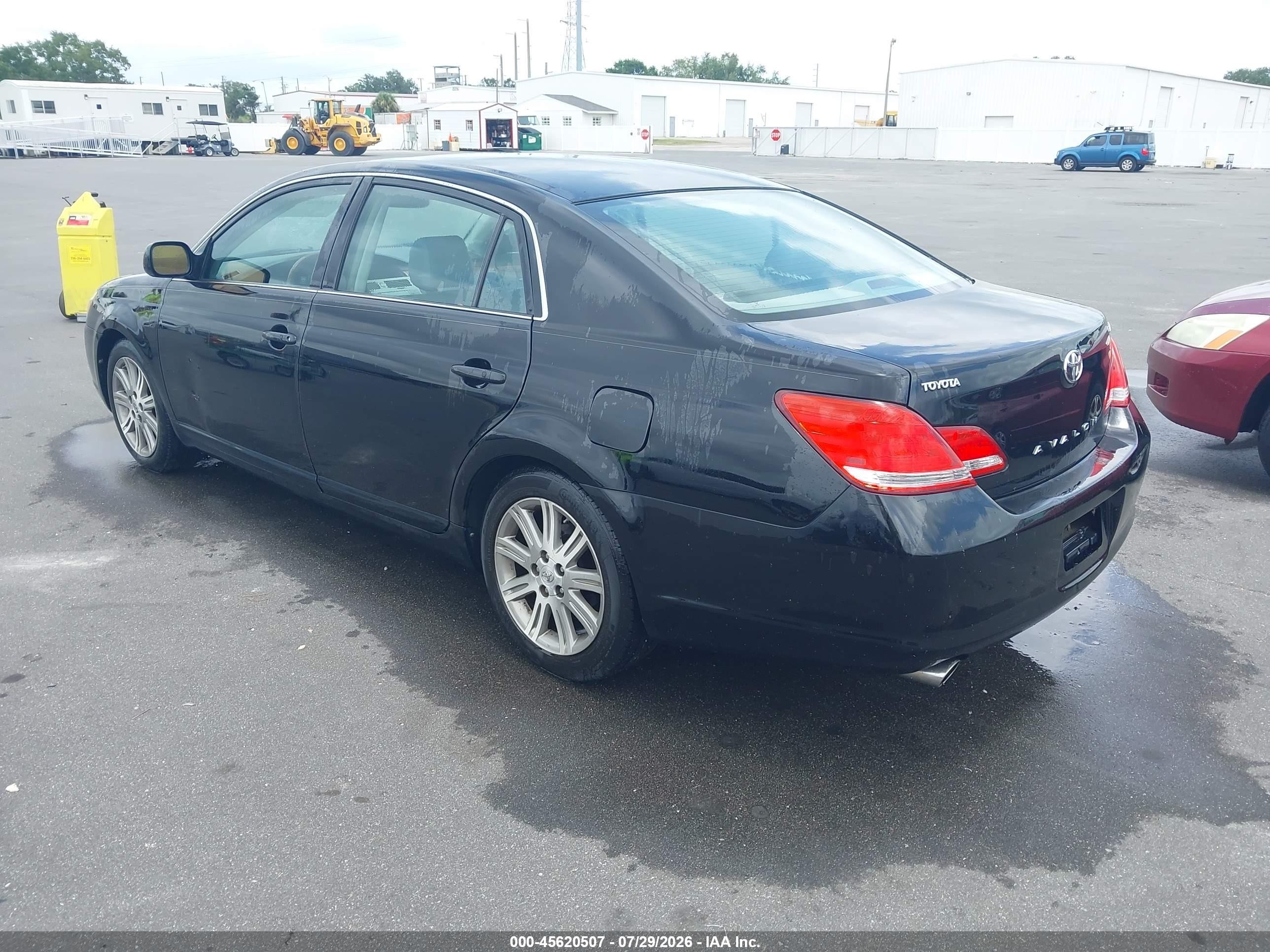 2007 Toyota Avalon Limited Black vin: 4T1BK36B57U190728