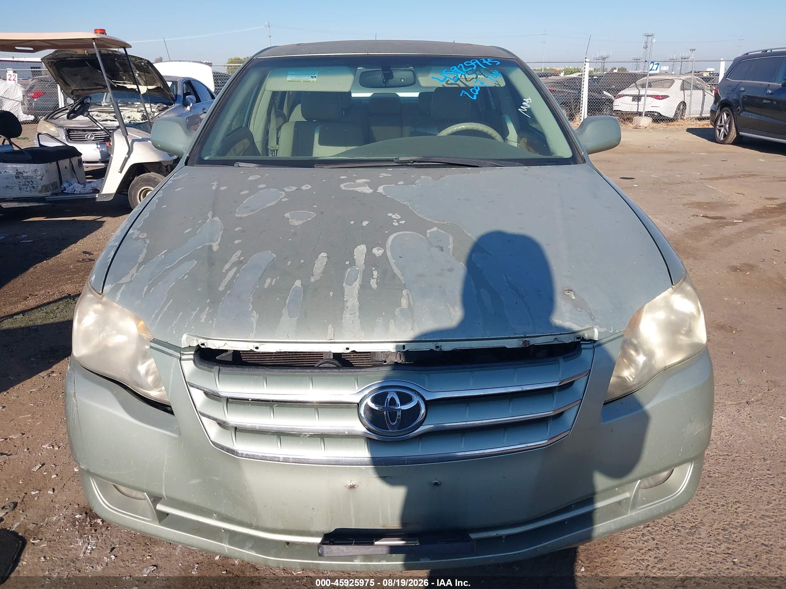 2007 Toyota Avalon Xls Green vin: 4T1BK36B57U191796