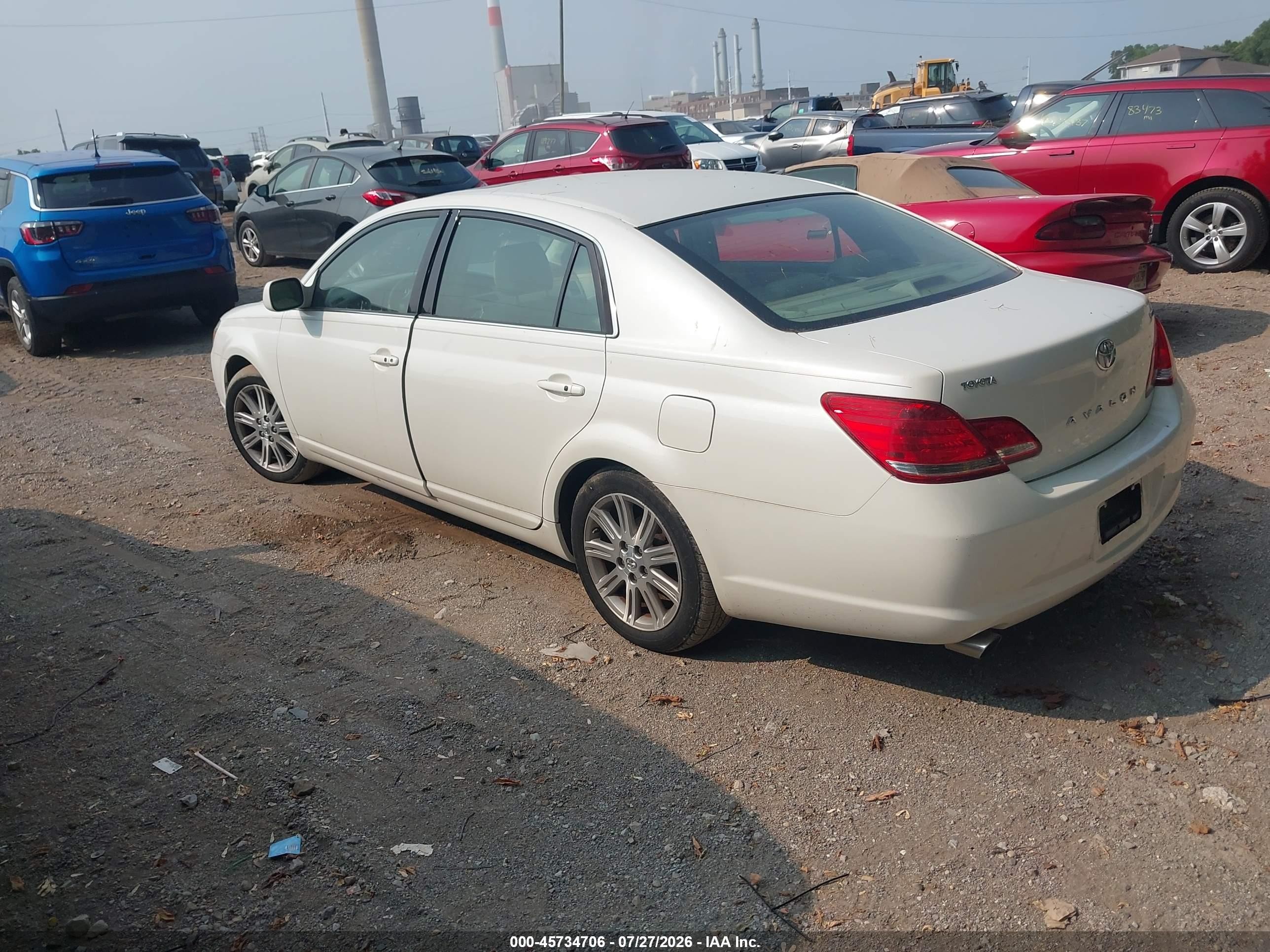 2007 Toyota Avalon Limited Белый vin: 4T1BK36B57U235859