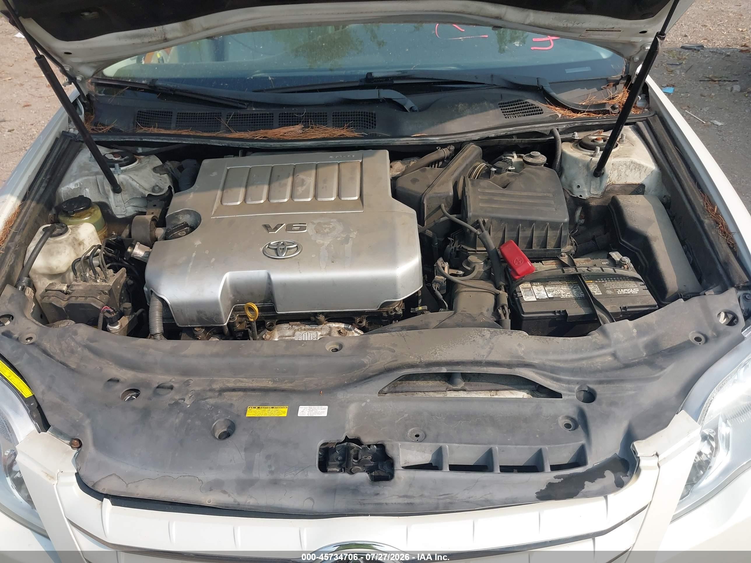 2007 Toyota Avalon Limited Белый vin: 4T1BK36B57U235859