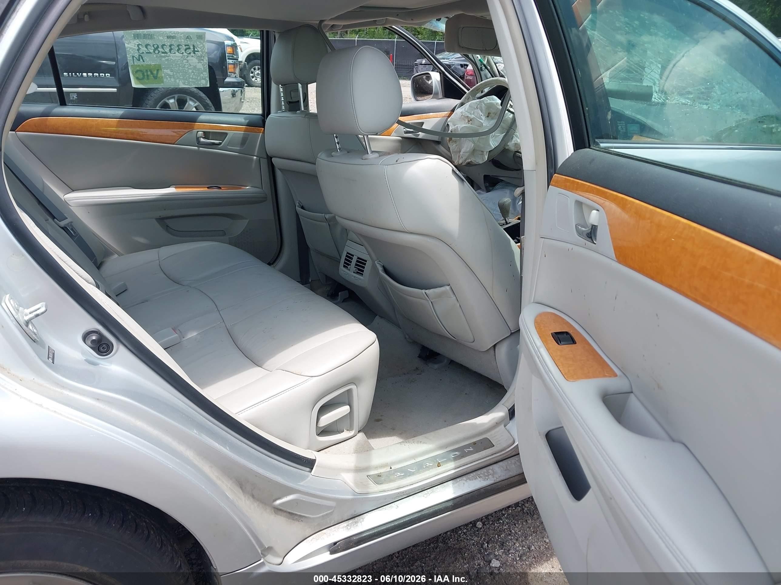 2007 Toyota Avalon Xls Silver vin: 4T1BK36B57U245176