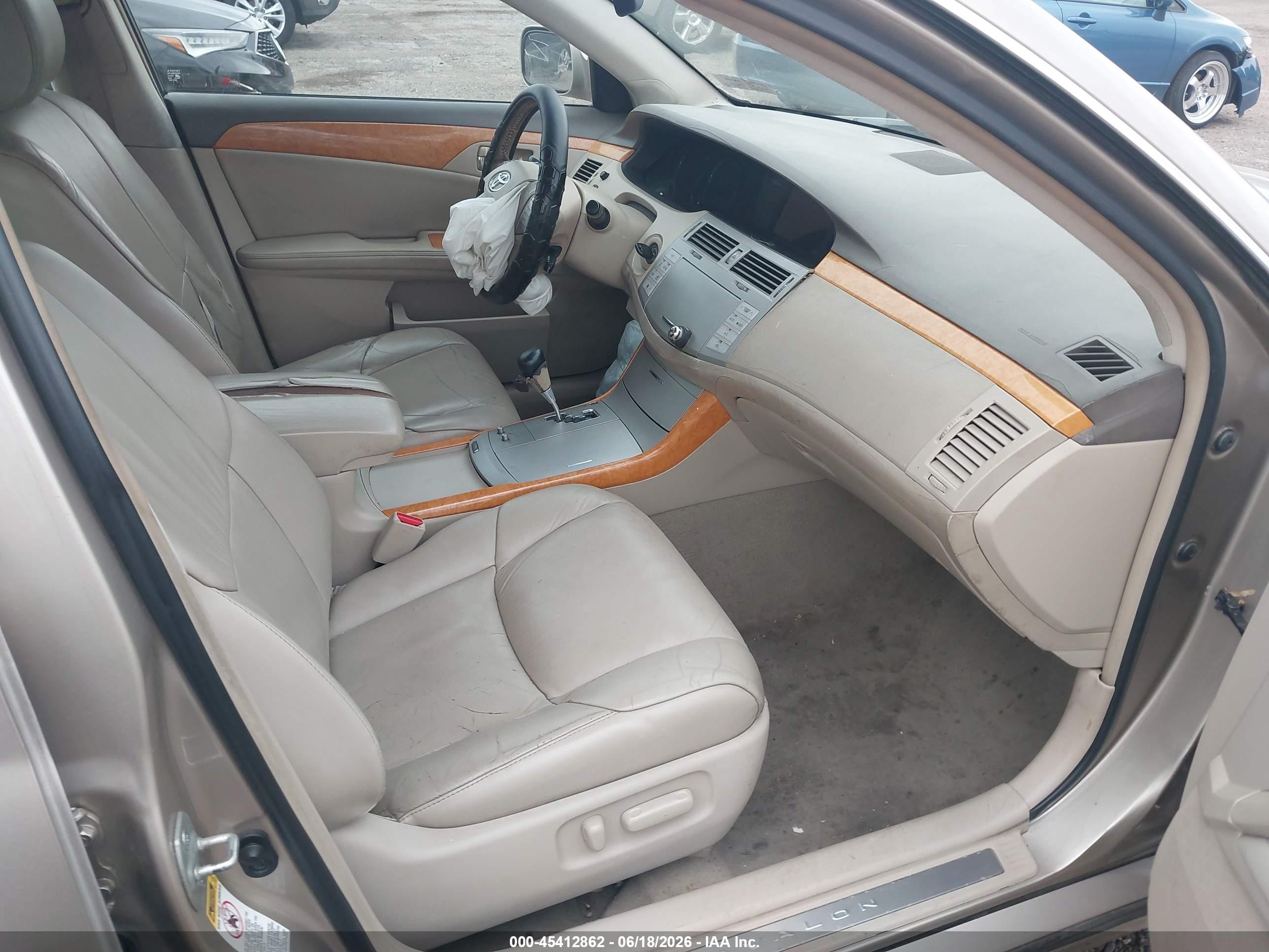 2007 Toyota Avalon Xls Gold vin: 4T1BK36B57U251043