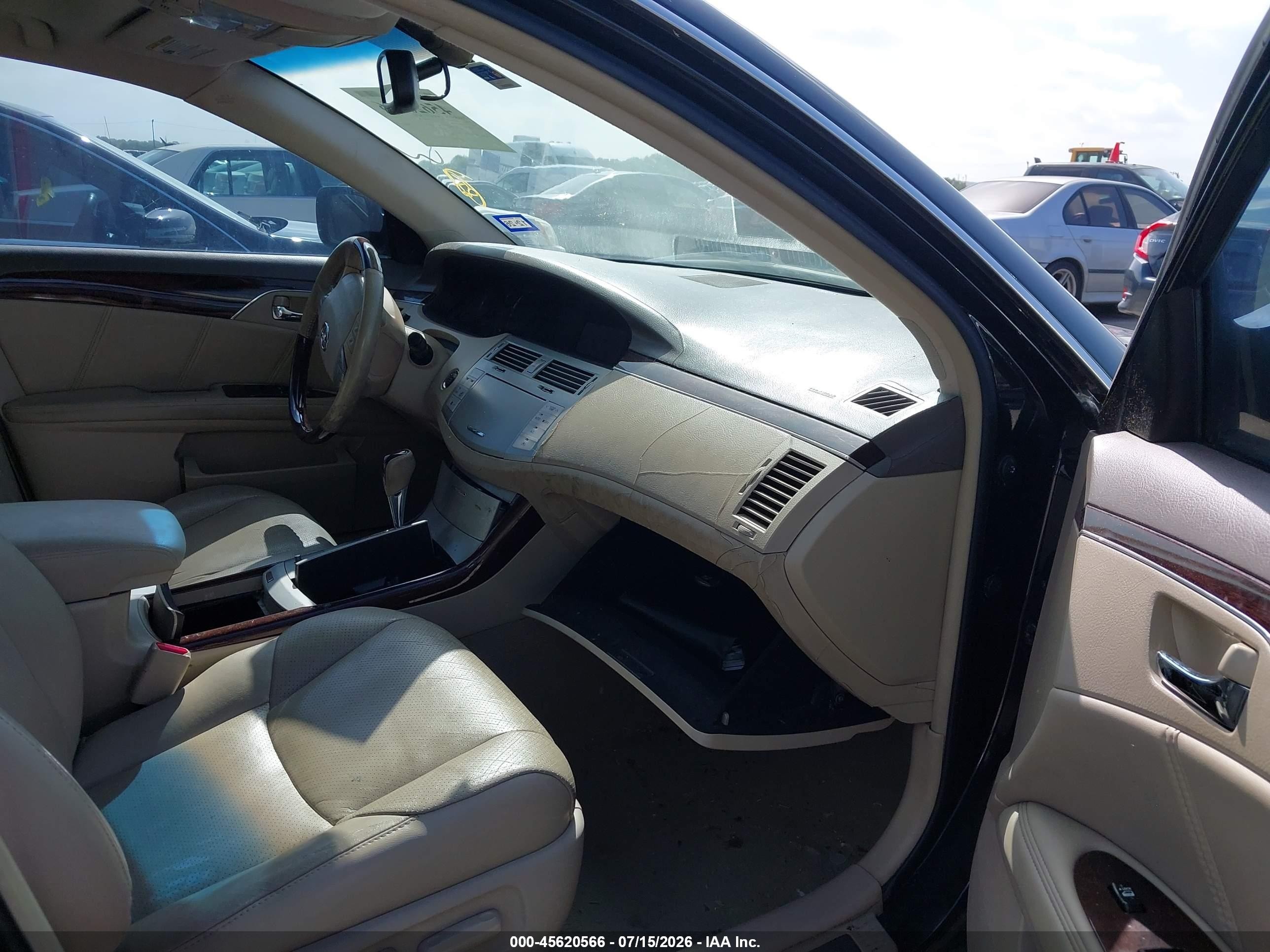 2008 Toyota Avalon Limited Black vin: 4T1BK36B58U259998