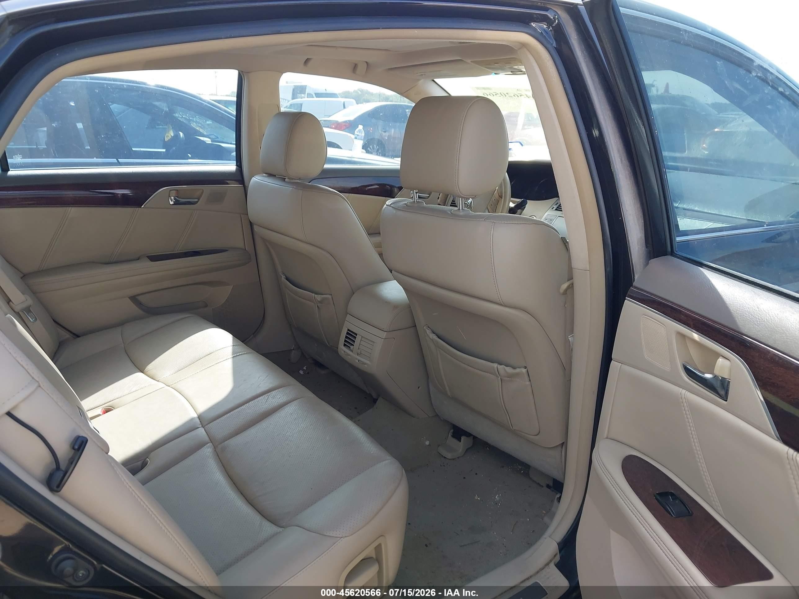2008 Toyota Avalon Limited Black vin: 4T1BK36B58U259998