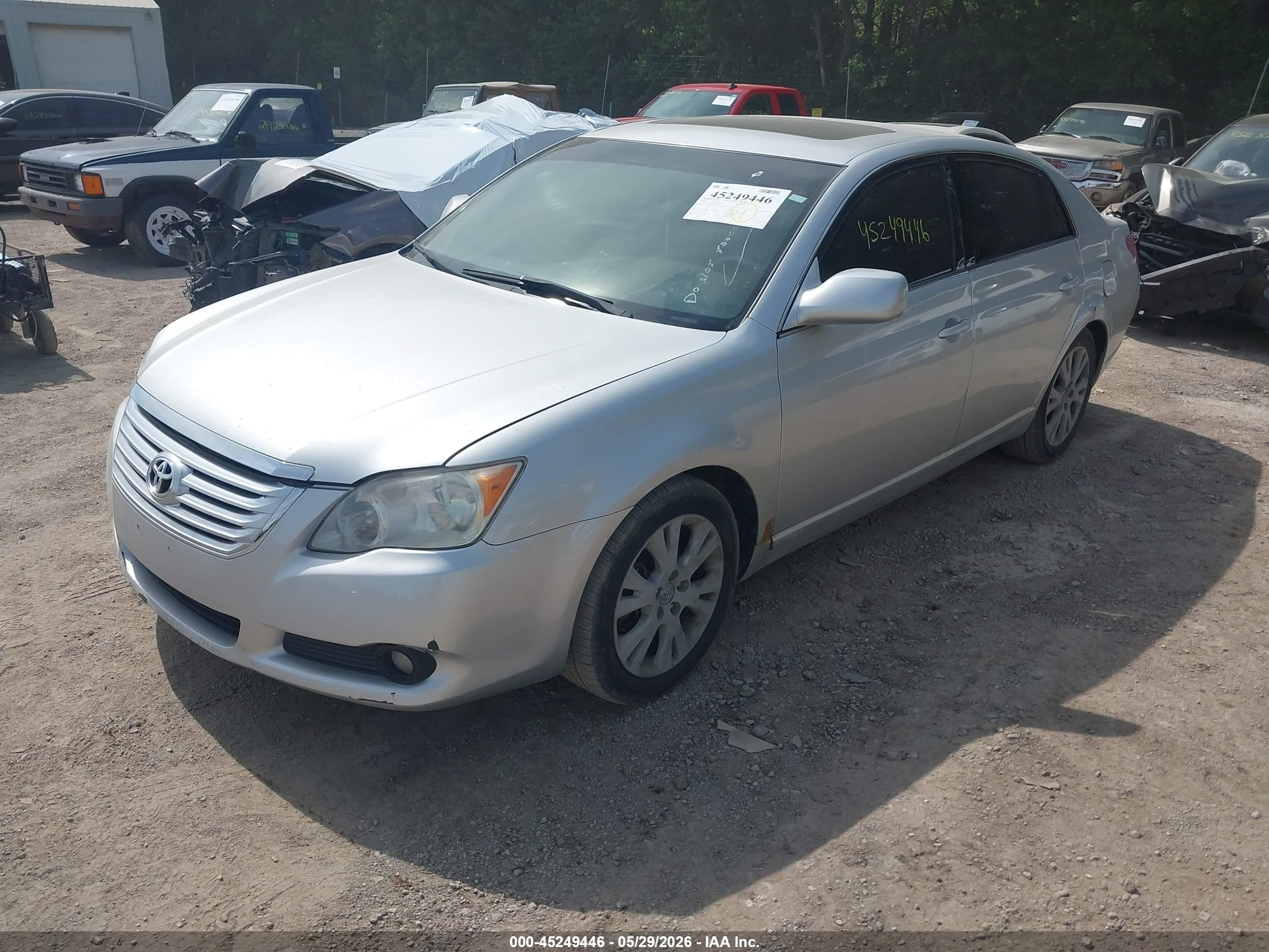 2008 Toyota Avalon Xls Серебряный vin: 4T1BK36B58U284951