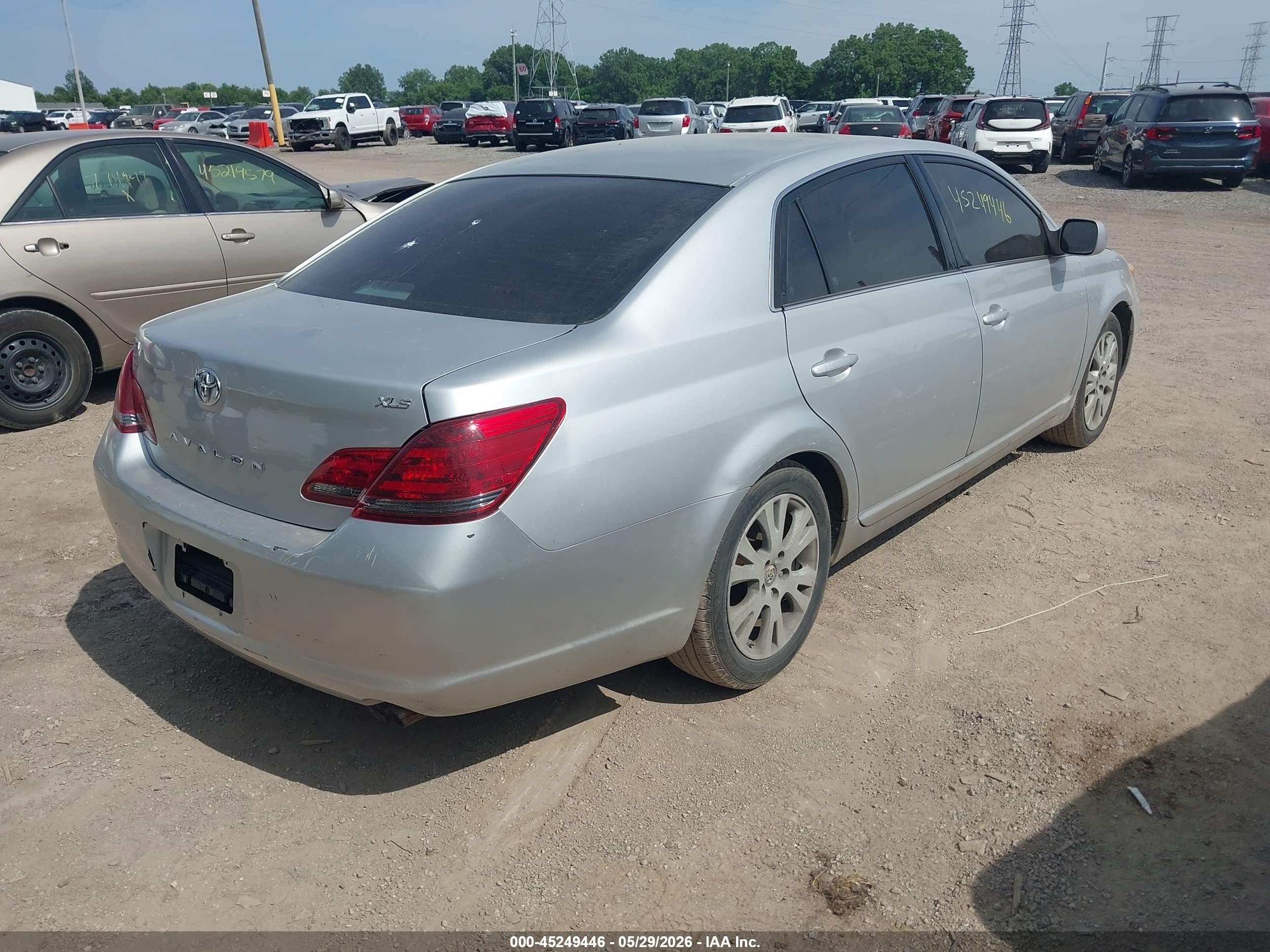 2008 Toyota Avalon Xls Серебряный vin: 4T1BK36B58U284951